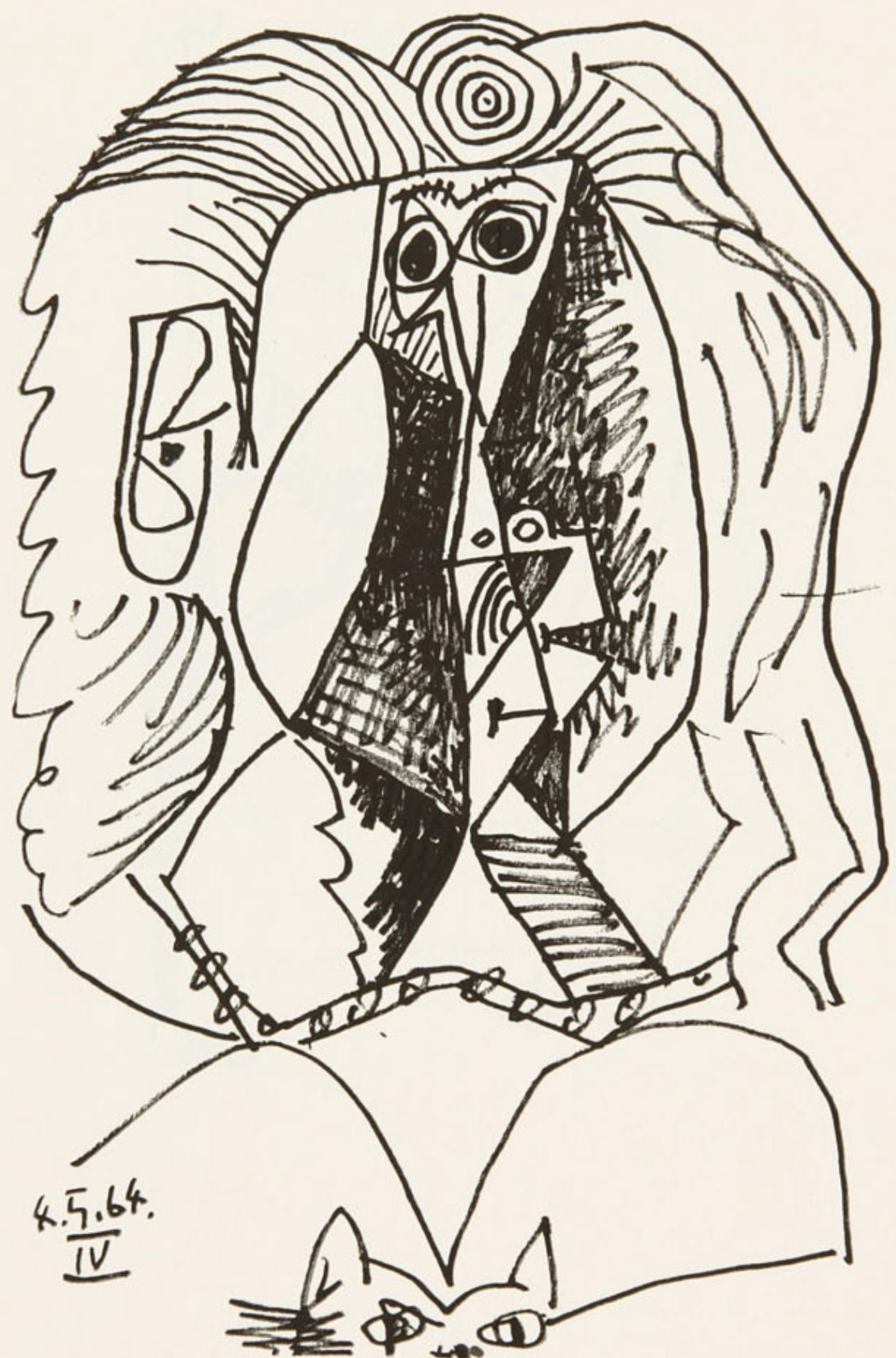 Picasso, 4.5.64. IV (Cramer 148), Le Goût du Bonheur (after)
