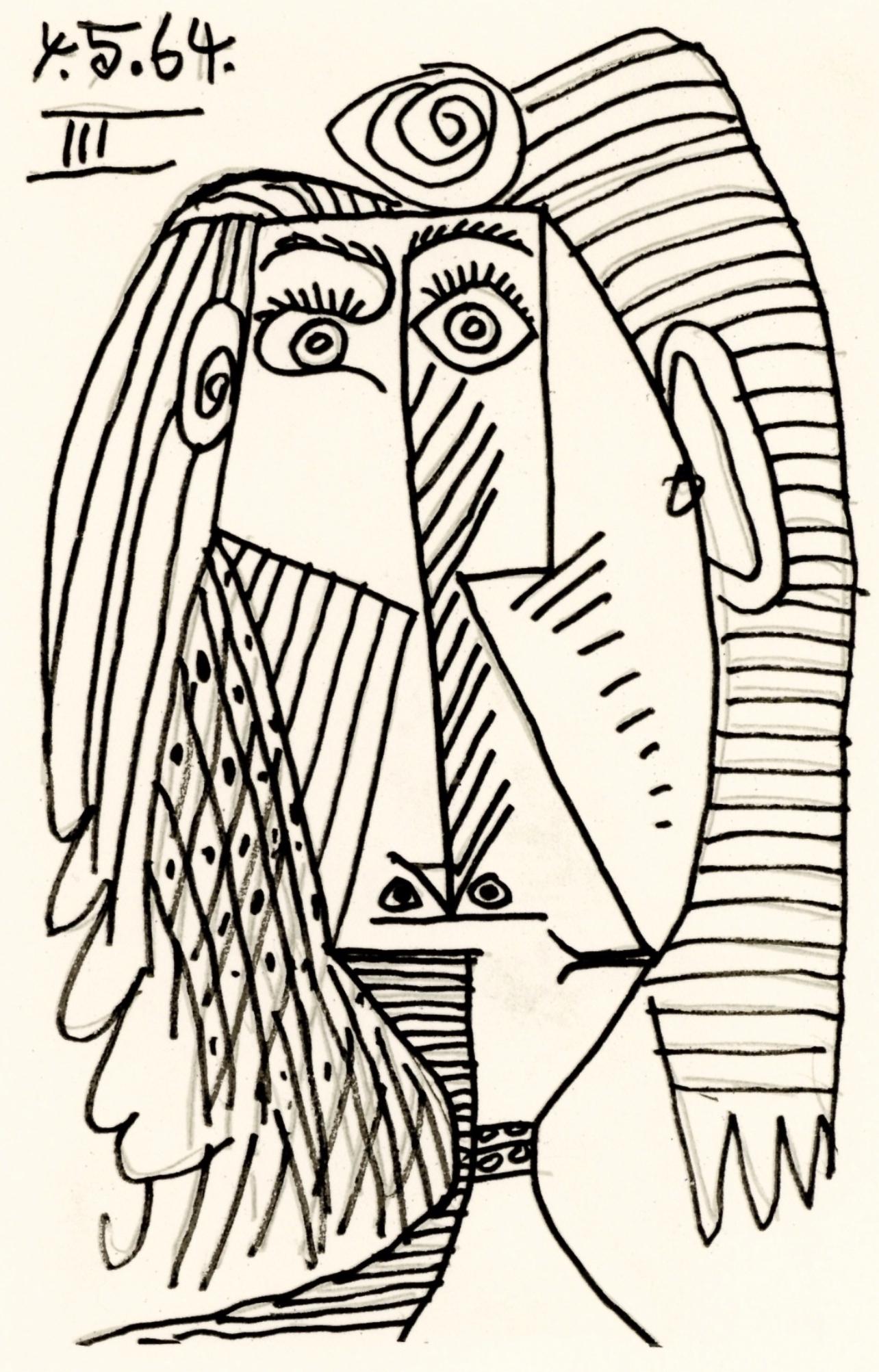 Picasso, Composition (Cramer 148), Le Goût du Bonheur (d'après)