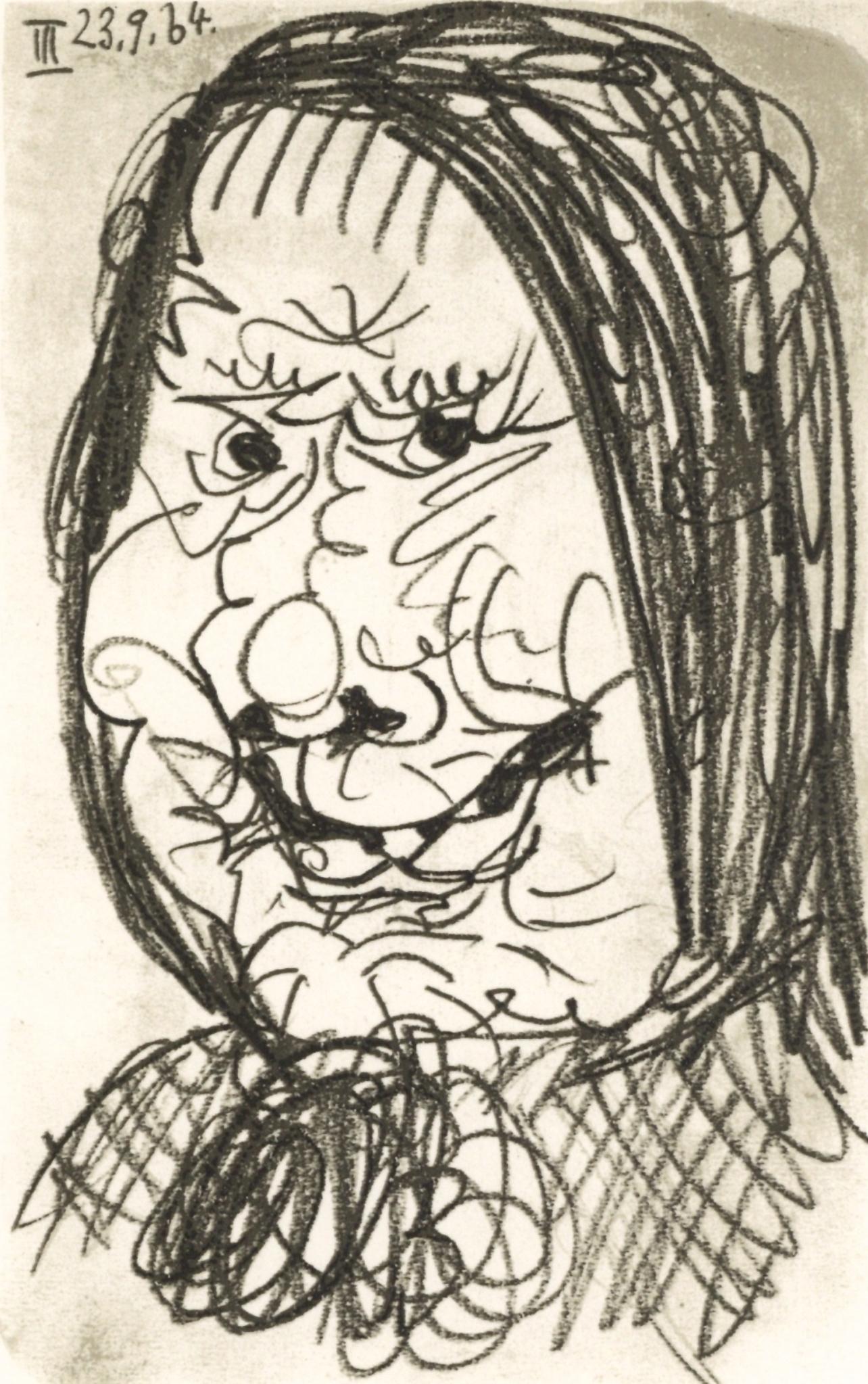 Pablo Picasso Figurative Print - Picasso, Composition (Cramer 148), Le Goût du Bonheur (after)