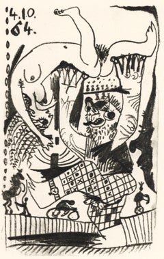 Picasso, Composition (Cramer 148), Le Goût du Bonheur (after)