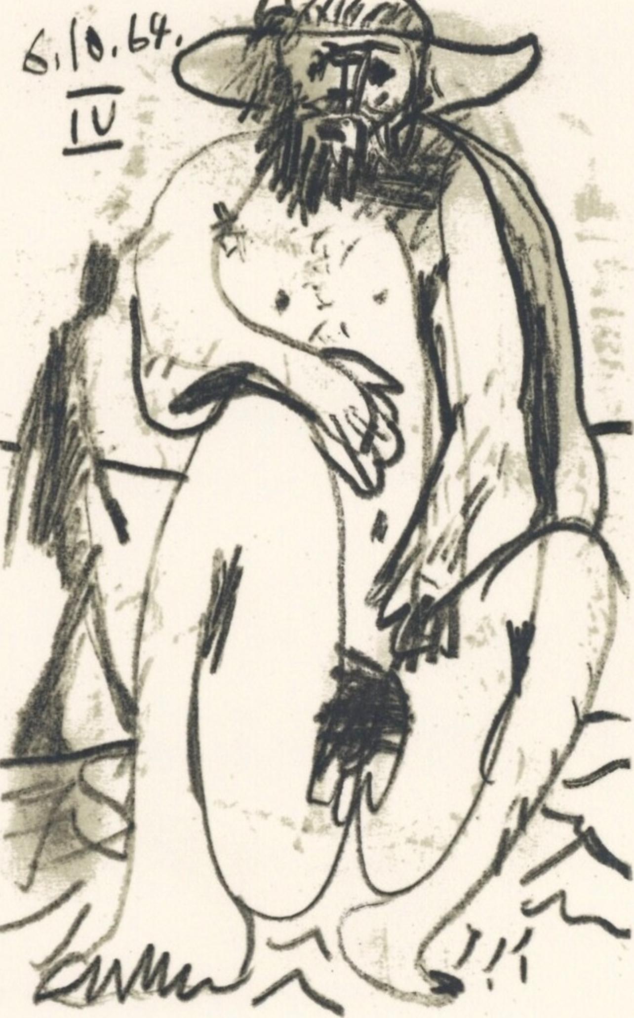 Picasso, 6.10.64. IV (Cramer 148), Le Goût du Bonheur (after)