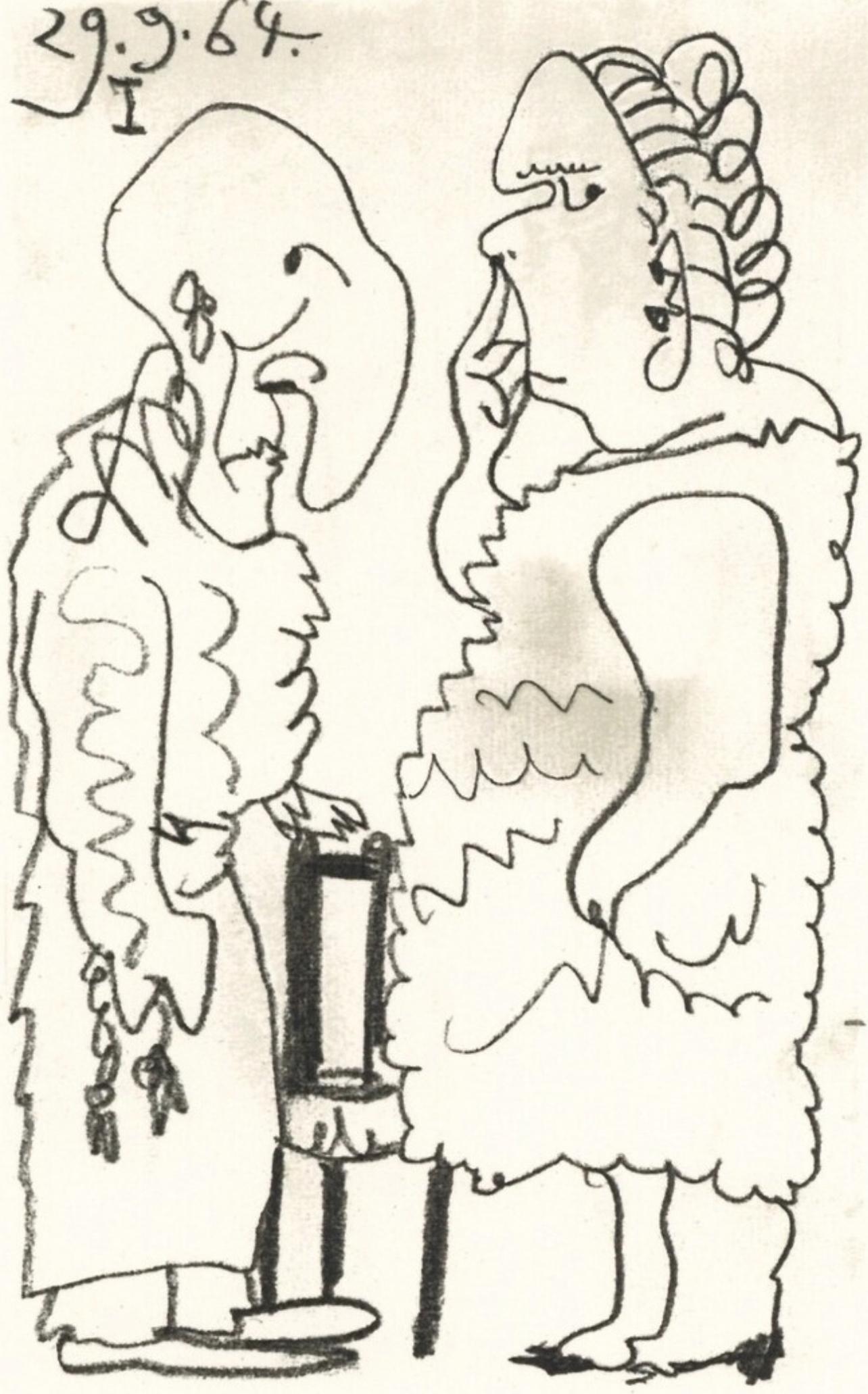 Picasso, 29.9.64. I (Cramer 148), Le Goût du Bonheur (after)