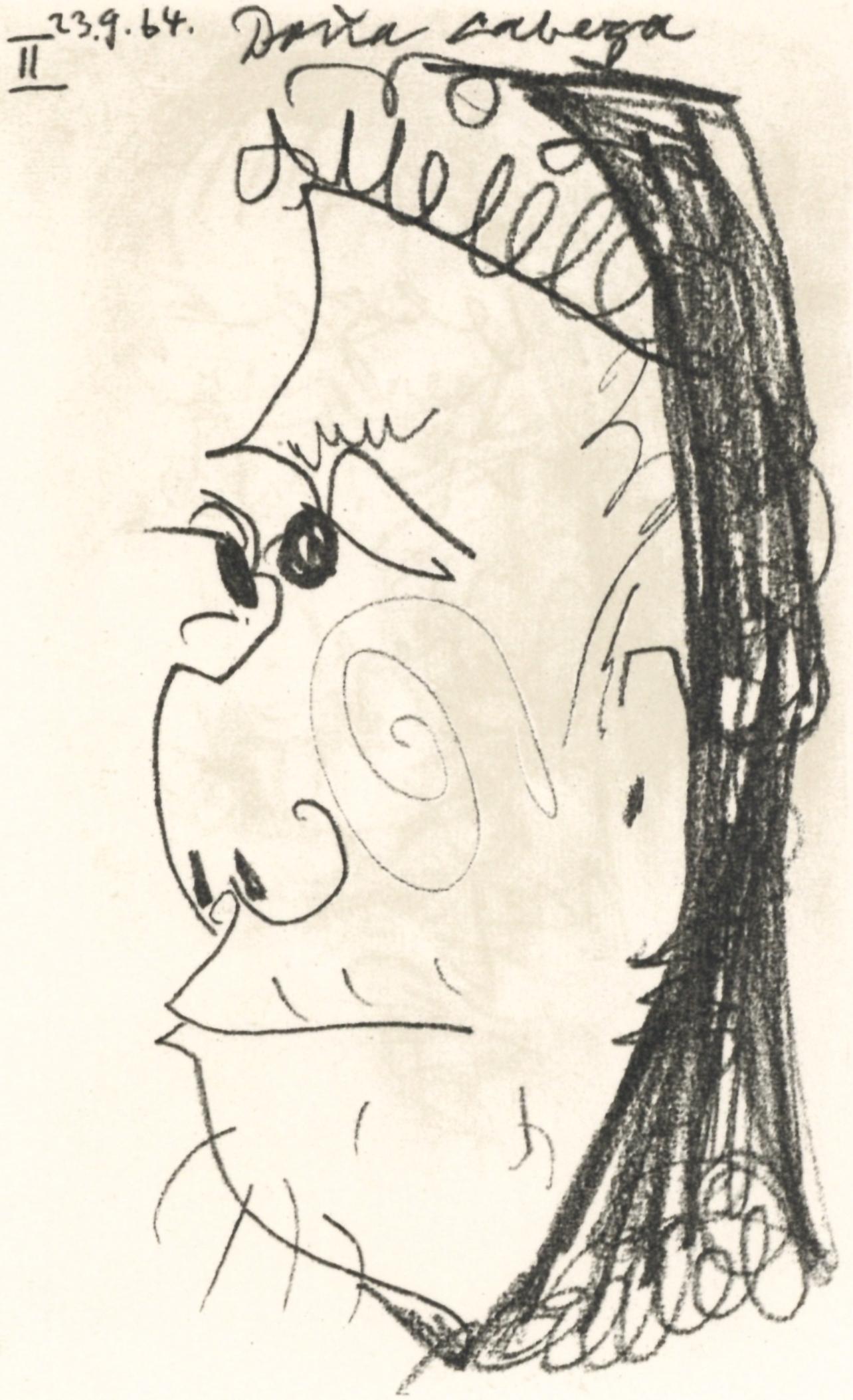Pablo Picasso Figurative Print - Picasso, Composition (Cramer 148), Le Goût du Bonheur (after)