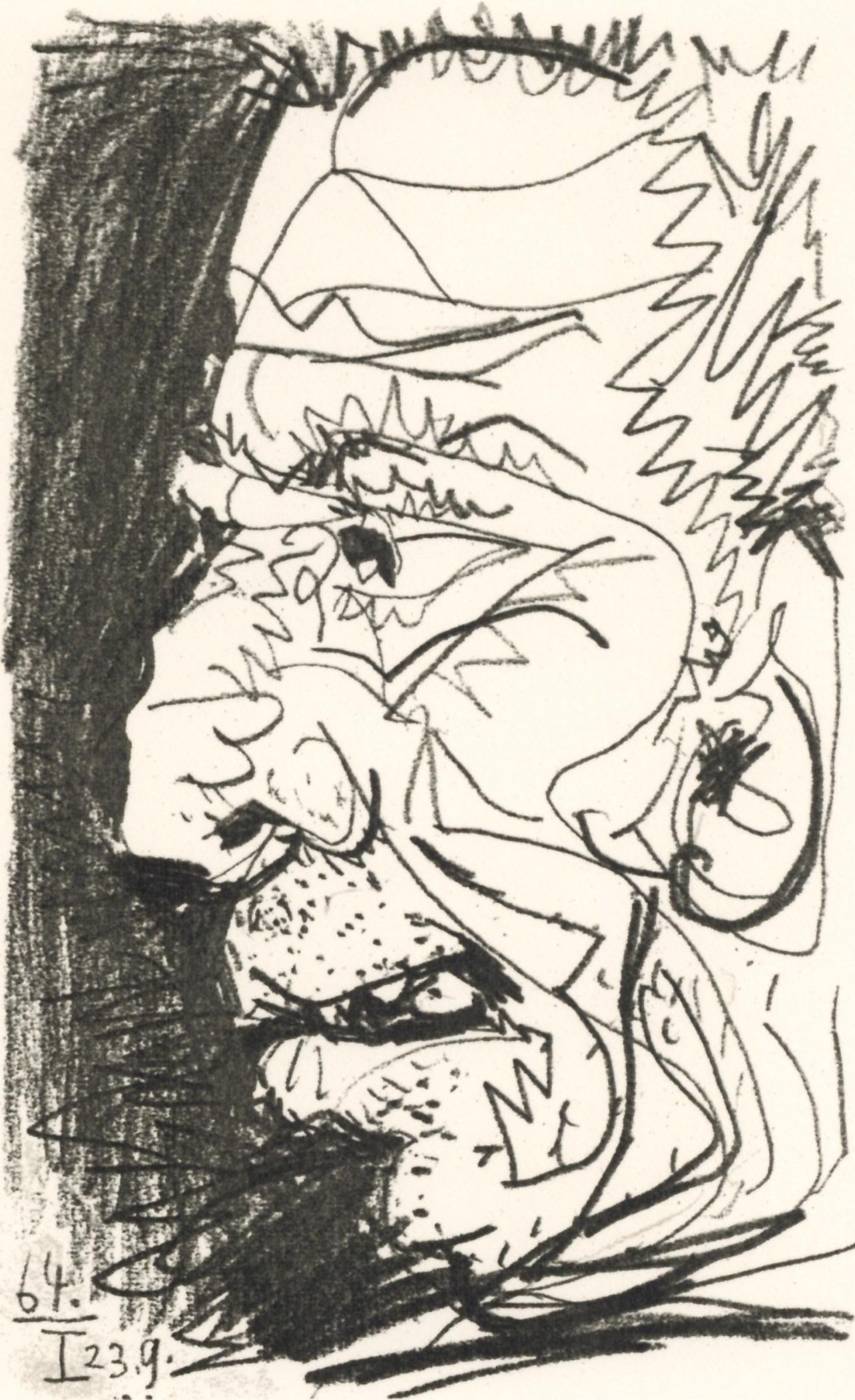 Pablo Picasso Figurative Print - Picasso, Composition (Cramer 148), Le Goût du Bonheur (after)