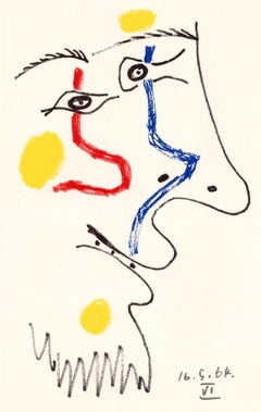 Picasso, Composition (Cramer 148), Le Goût du Bonheur (after)