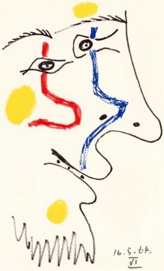 Picasso, 16.5.64. VI (Cramer 148), Le Goût du Bonheur (after)
