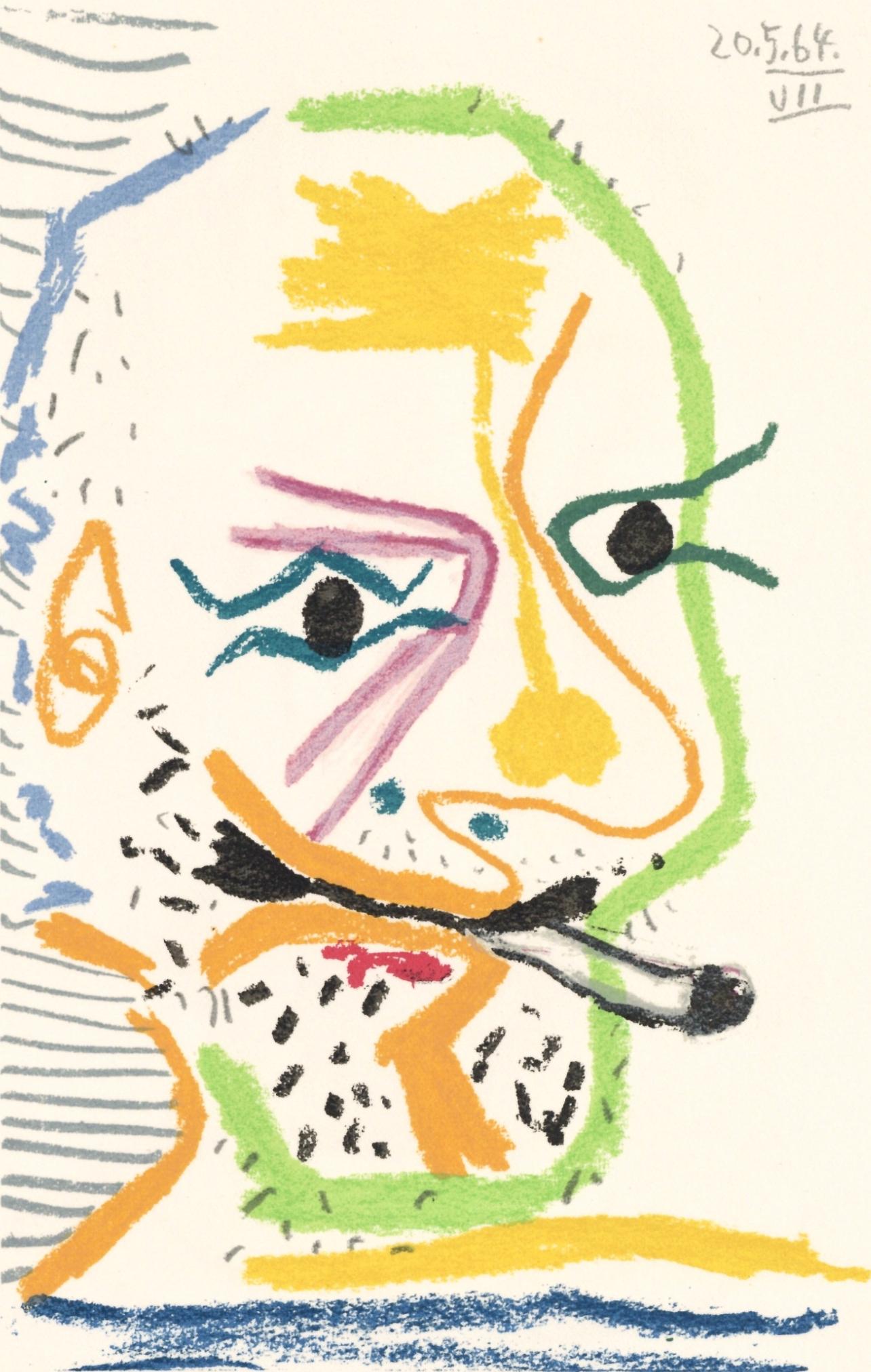Picasso, Composition (Cramer 148), Le Goût du Bonheur (after)