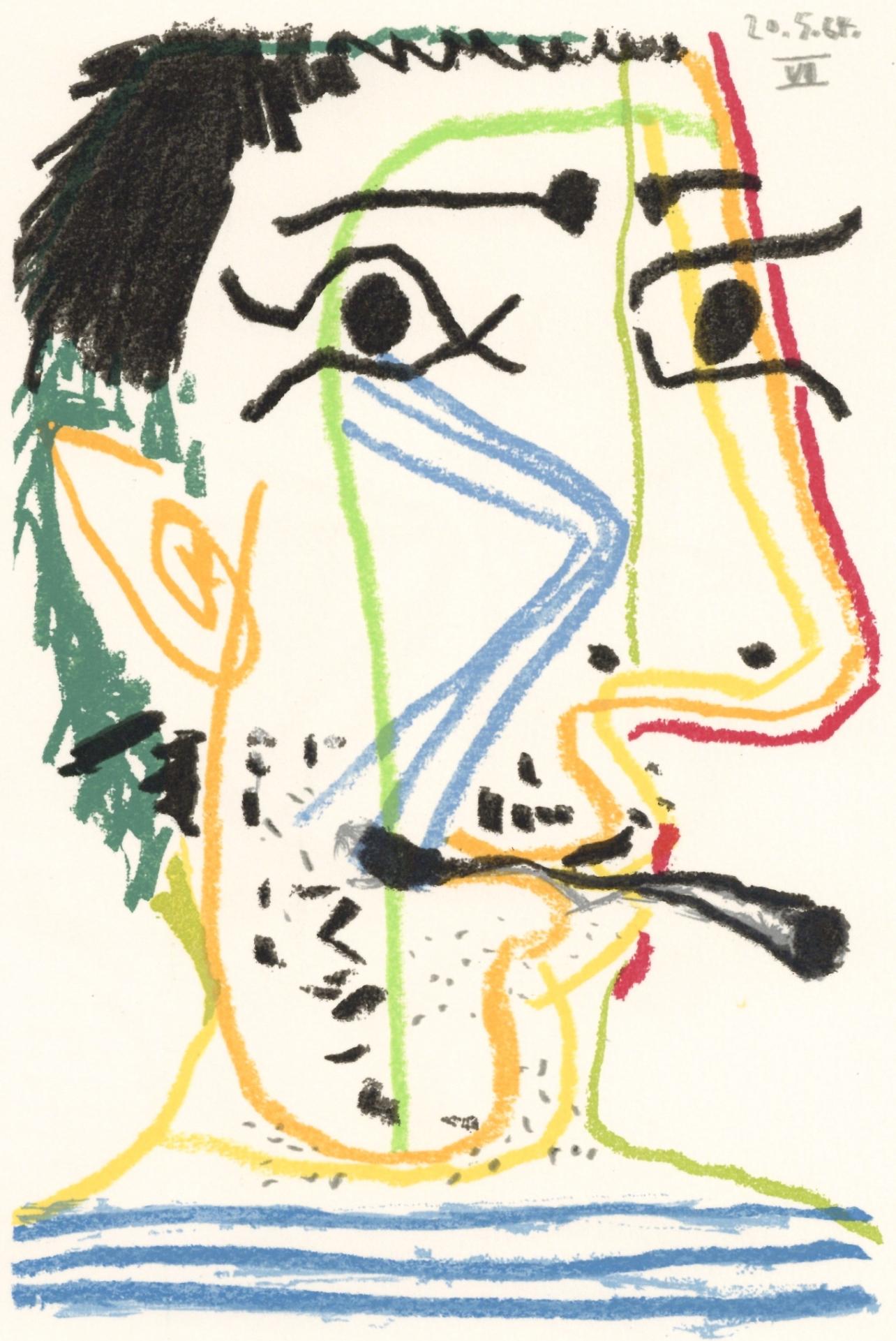 Picasso, Composition (Cramer 148), Le Goût du Bonheur (after)