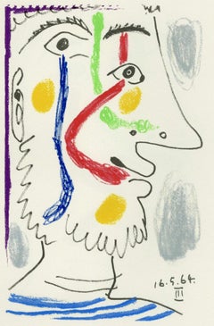Picasso, Composition (Cramer 148), Le Goût du Bonheur (after)