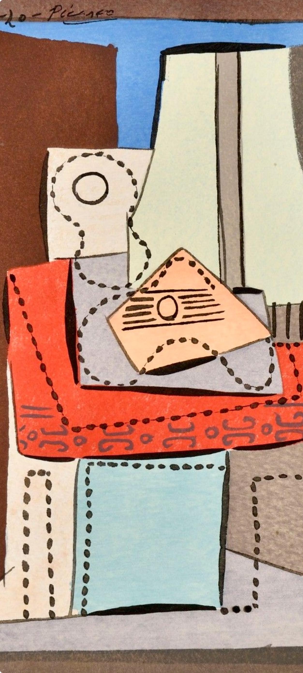 Picasso, Composition (Cramer 15 ; Bloch 56), Picasso, Oeuvres 1920-1926 (après) - Print de Pablo Picasso