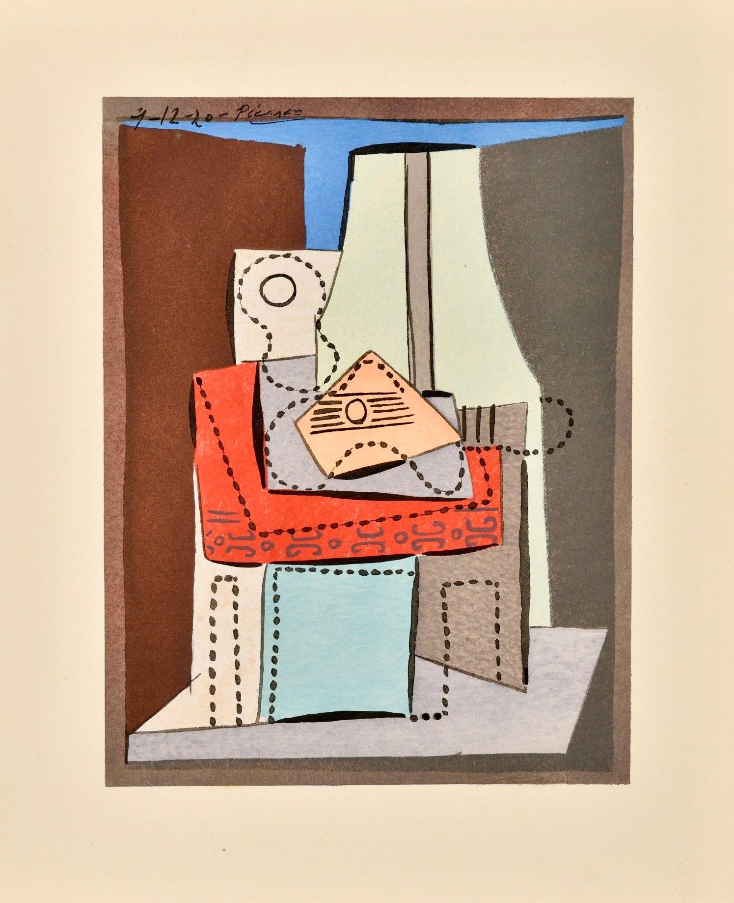 Lithographie et pochoir sur papier vélin. Non signé et non numéroté, tel que publié. Bon état. Notes : Extrait de l'album Picasso, Oeuvres 1920-1926, 1926. Publié et imprimé par les Éditions des Cahiers d'Art, Paris, sous la direction de Christian