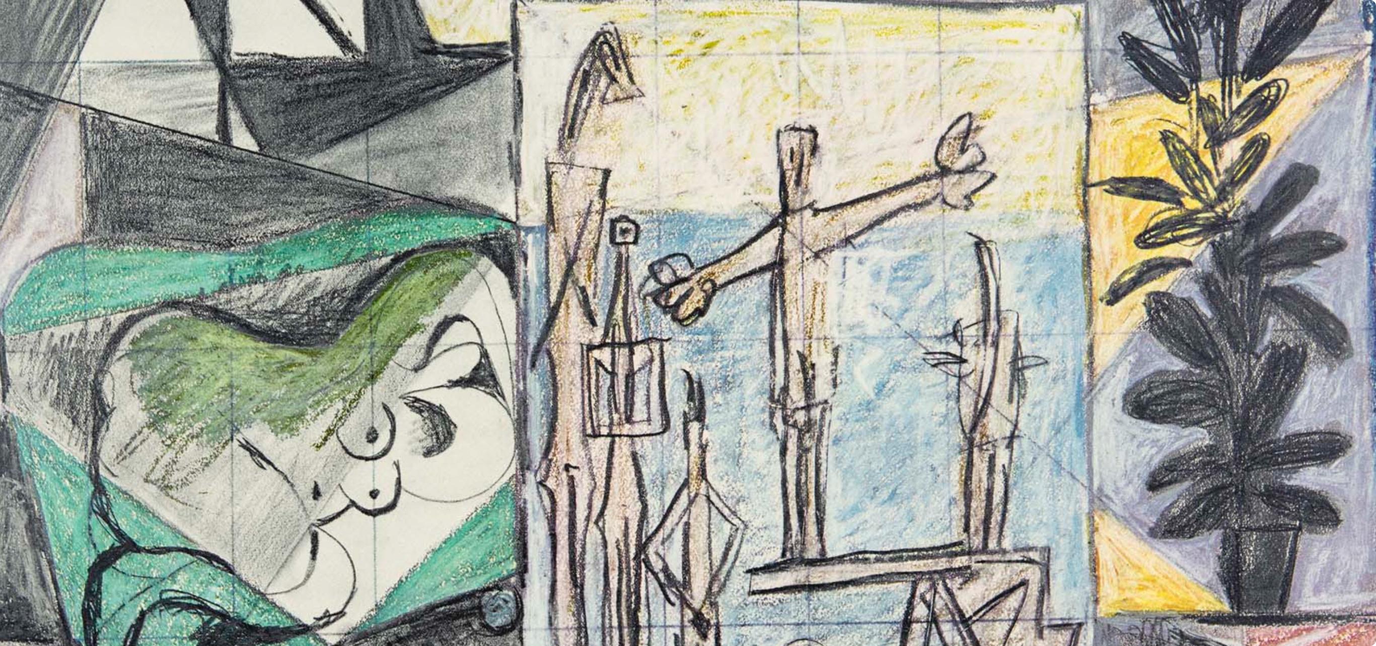 Picasso, Composition (Cramer 155), Pablo Picasso, La Chute D'Icare (après) en vente 1