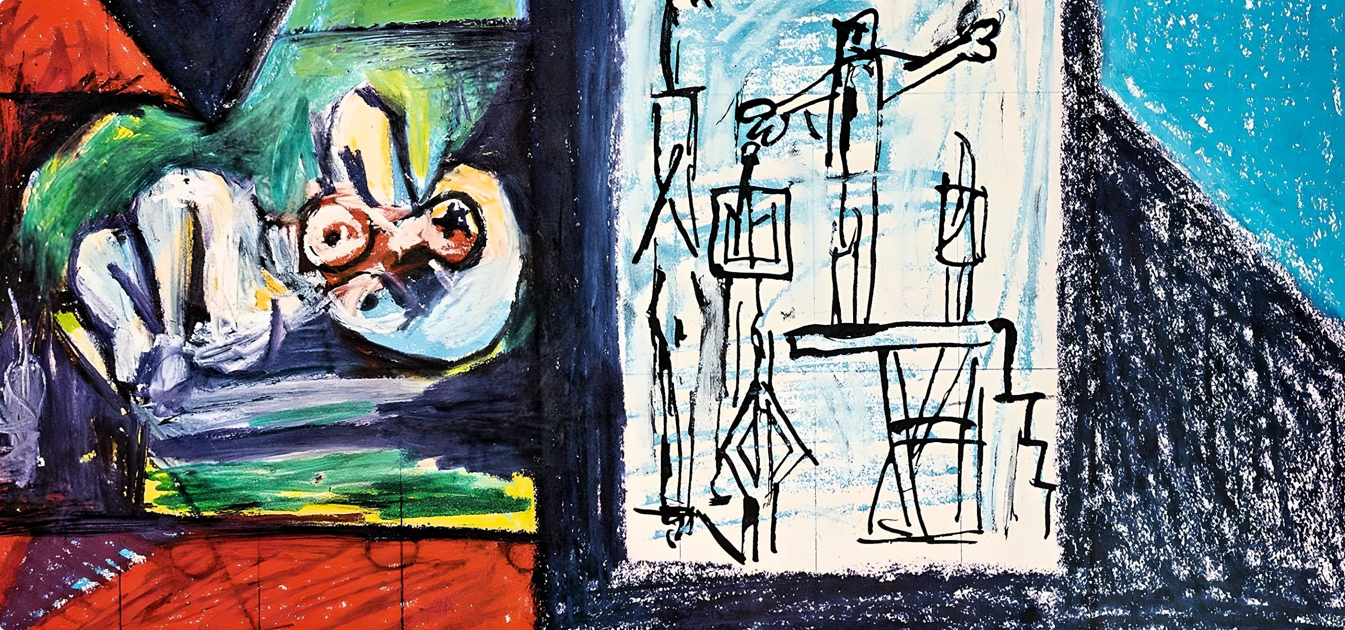 Picasso, Komposition (Cramer 155), Pablo Picasso, La Chute D'Icare (nach) im Angebot 1