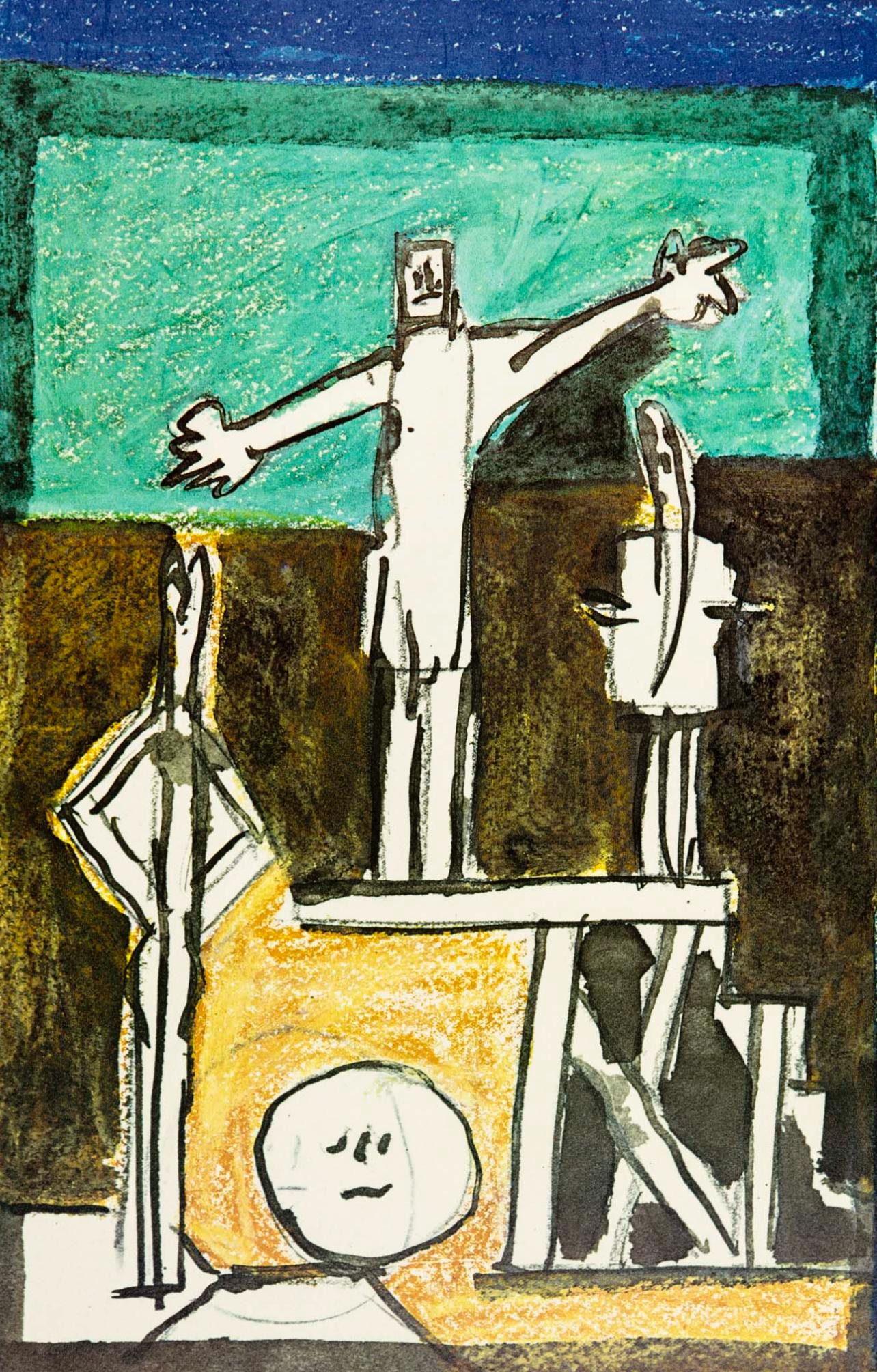 Picasso, Composition (Cramer 155), Pablo Picasso, La Chute D'Icare (after) For Sale 1