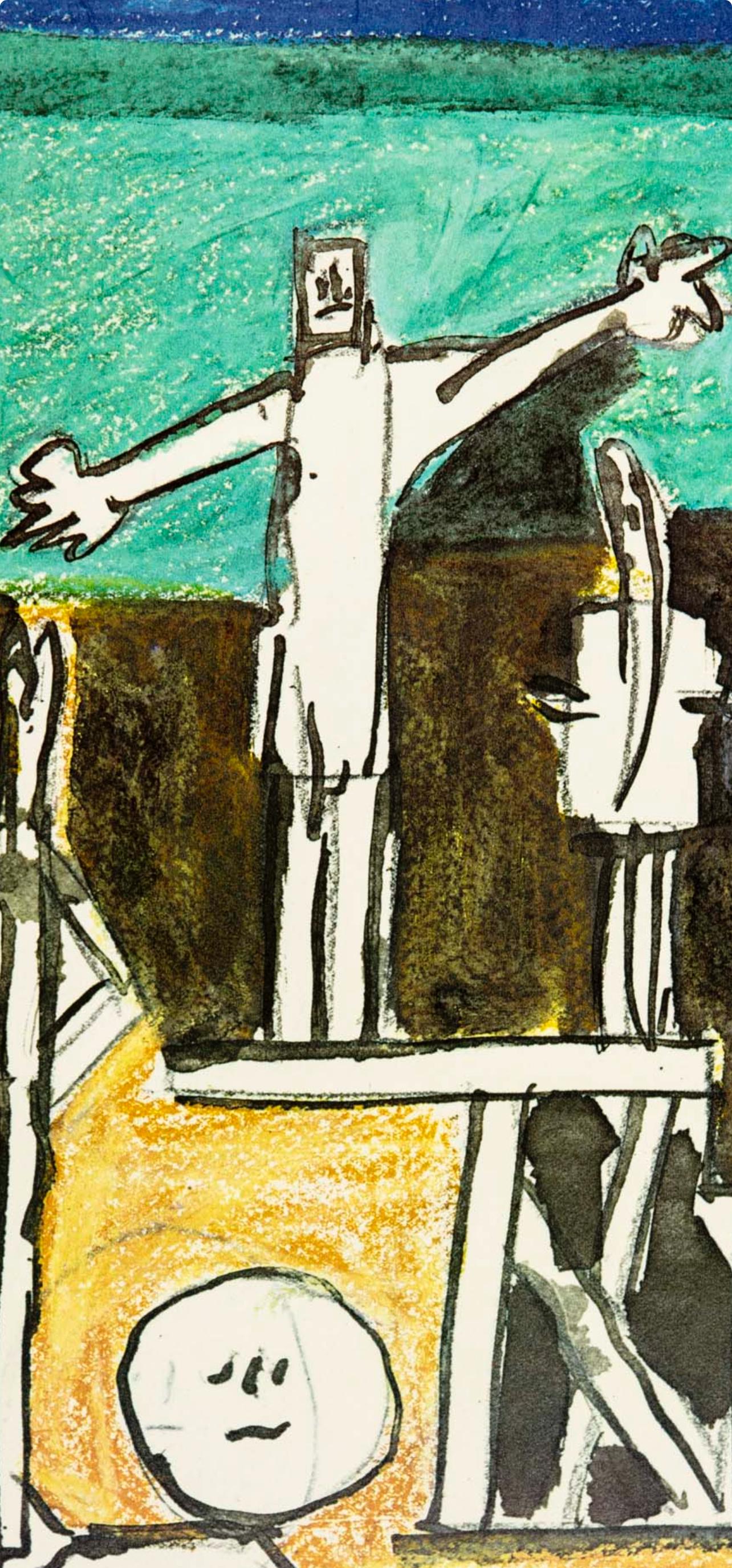 Picasso, Composition (Cramer 155), Pablo Picasso, La Chute D'Icare (after) For Sale 2