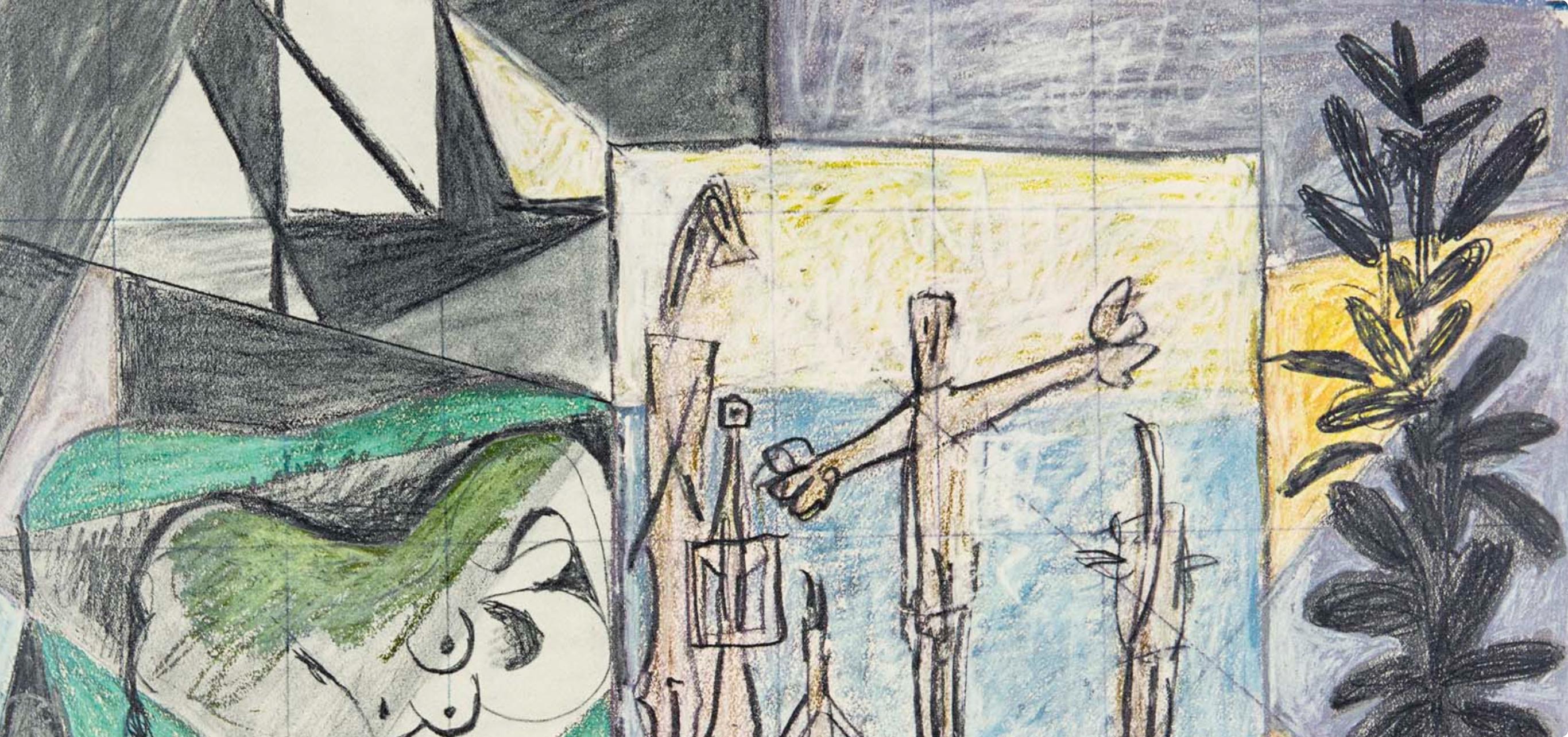 Picasso, Composition (Cramer 155), Pablo Picasso, La Chute D'Icare (après) en vente 3