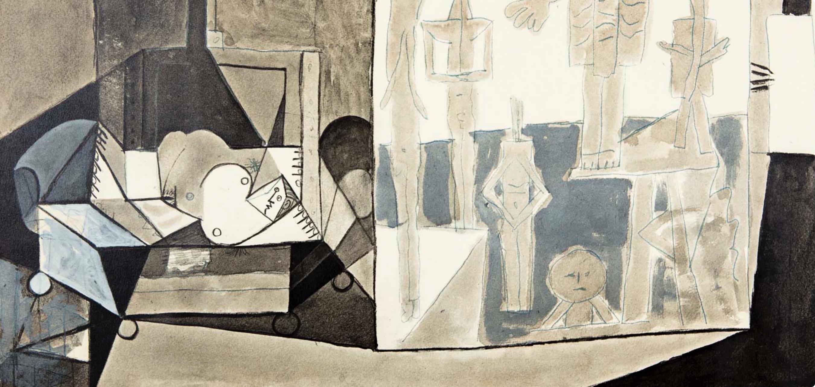 Picasso, Composition (Cramer 155), Pablo Picasso, La Chute D'Icare (après) en vente 3