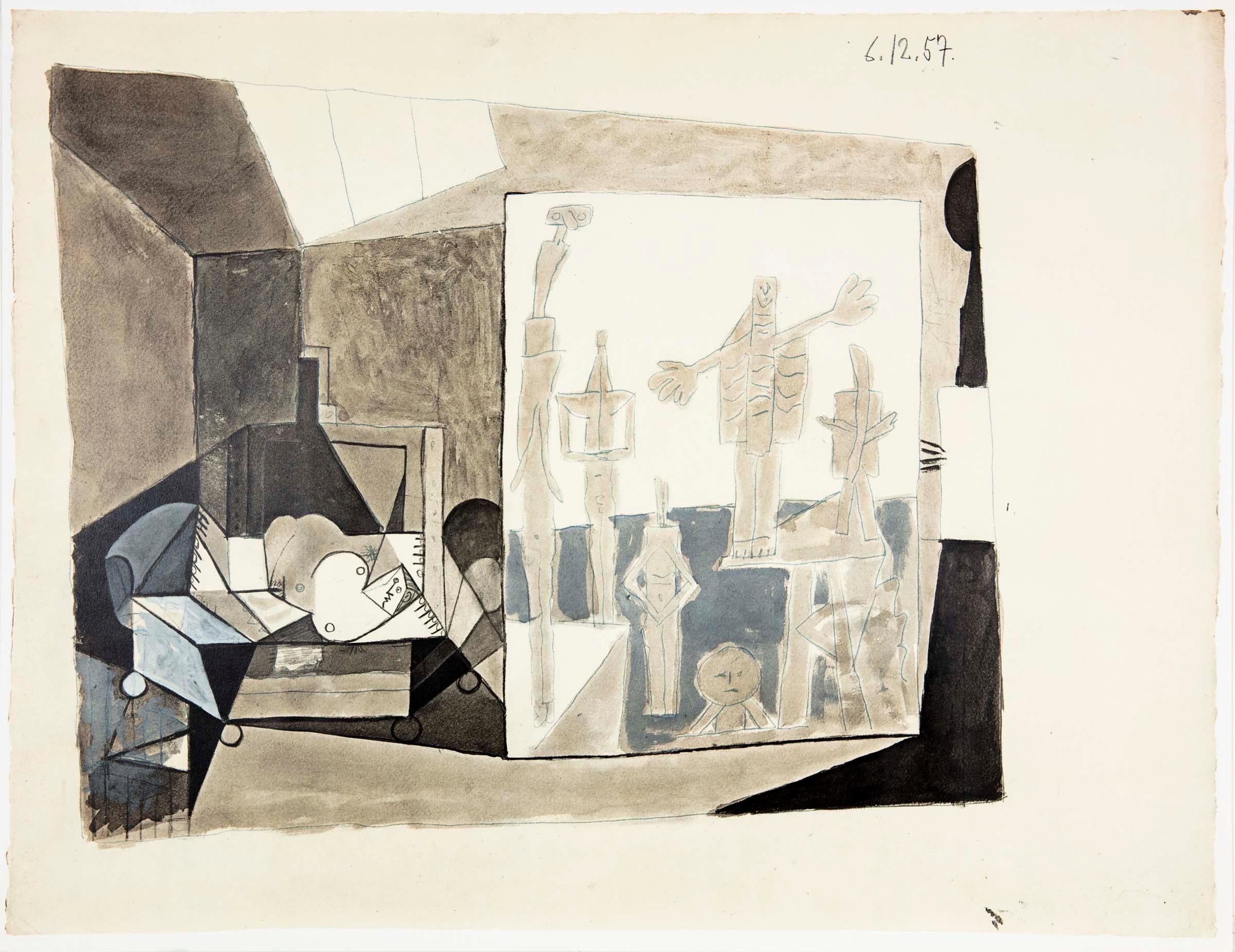 Picasso, Composition (Cramer 155), Pablo Picasso, La Chute D'Icare (après) en vente 4