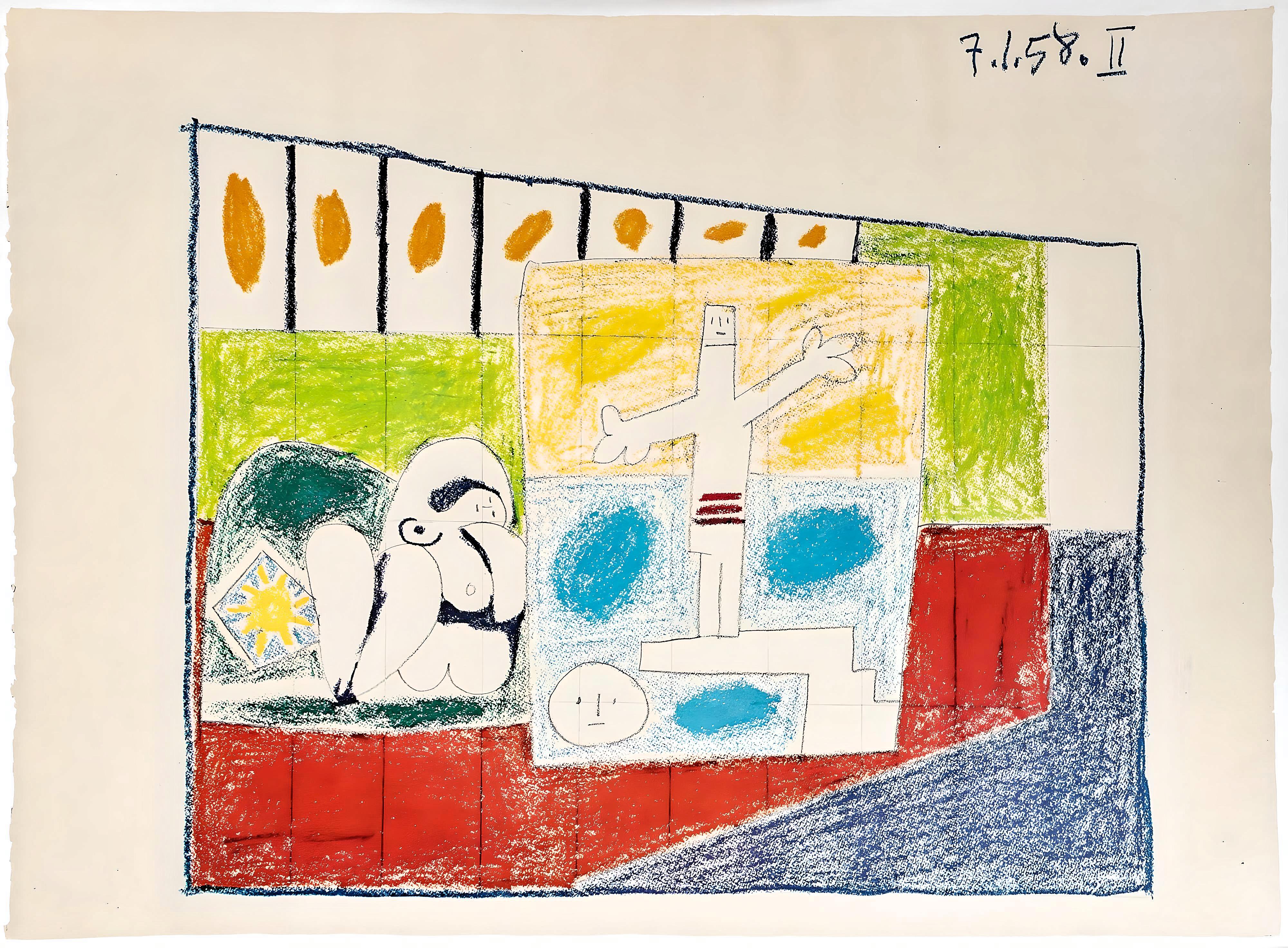 Picasso, Composition (Cramer 155), Pablo Picasso, La Chute D'Icare (après) en vente 4