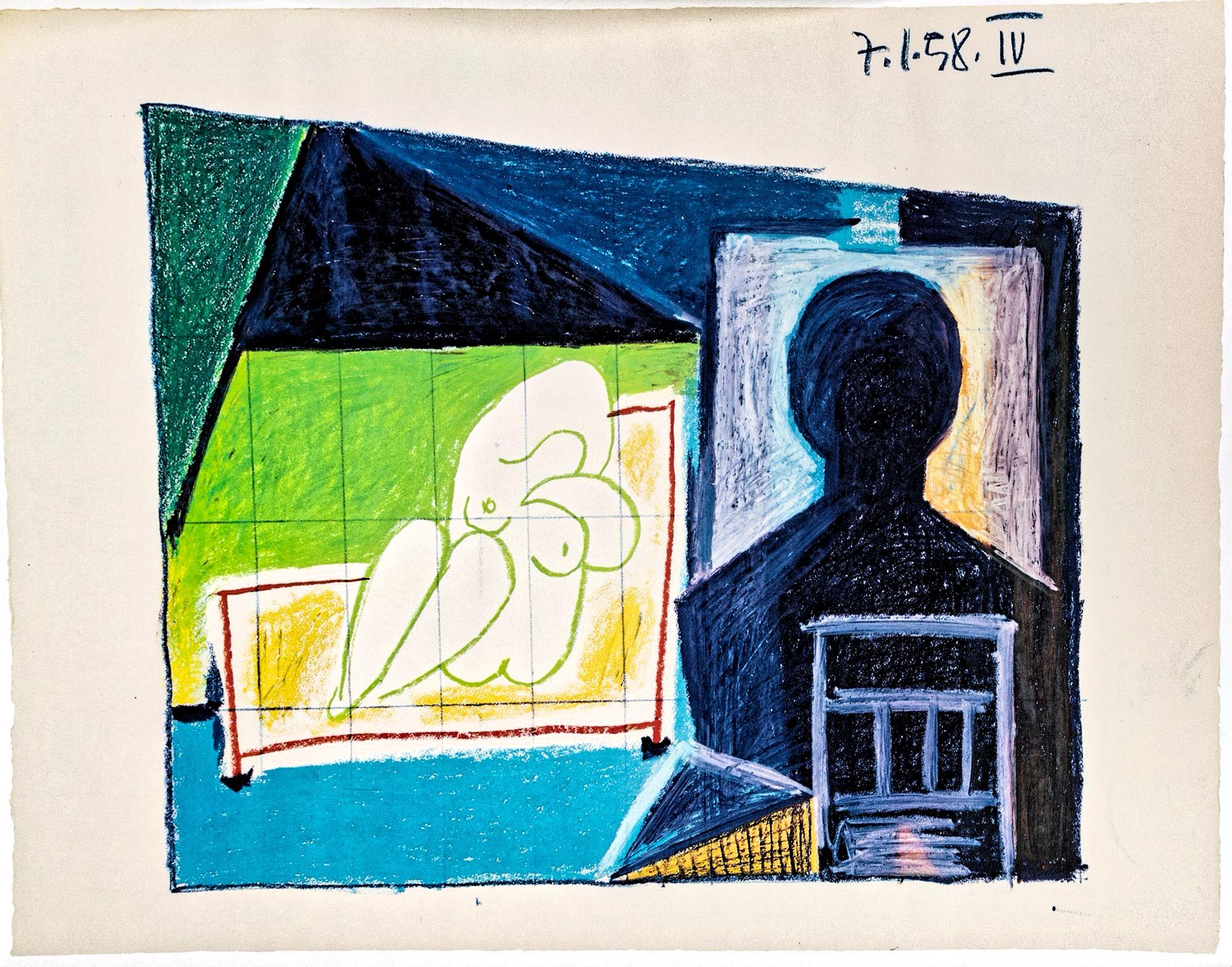 Picasso, Composition (Cramer 155), Pablo Picasso, La Chute D'Icare (après) en vente 4