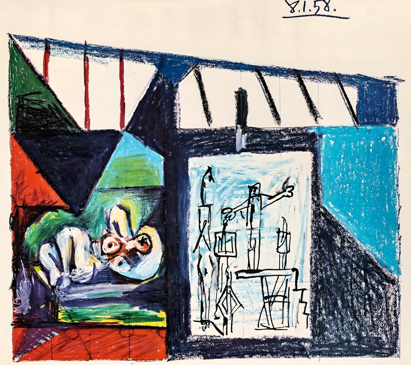 Medium: Lithographie auf Velinpapier
Jahr: 1972
Papierformat: 20,5  X 26,4 Zoll
Referenz des Werkverzeichnisses: Cramer, Abbildung 155
Inschrift: Beschriftung: Unsigniert und nicht nummeriert, wie ausgegeben
Anmerkungen: Aus dem Folio, Pablo