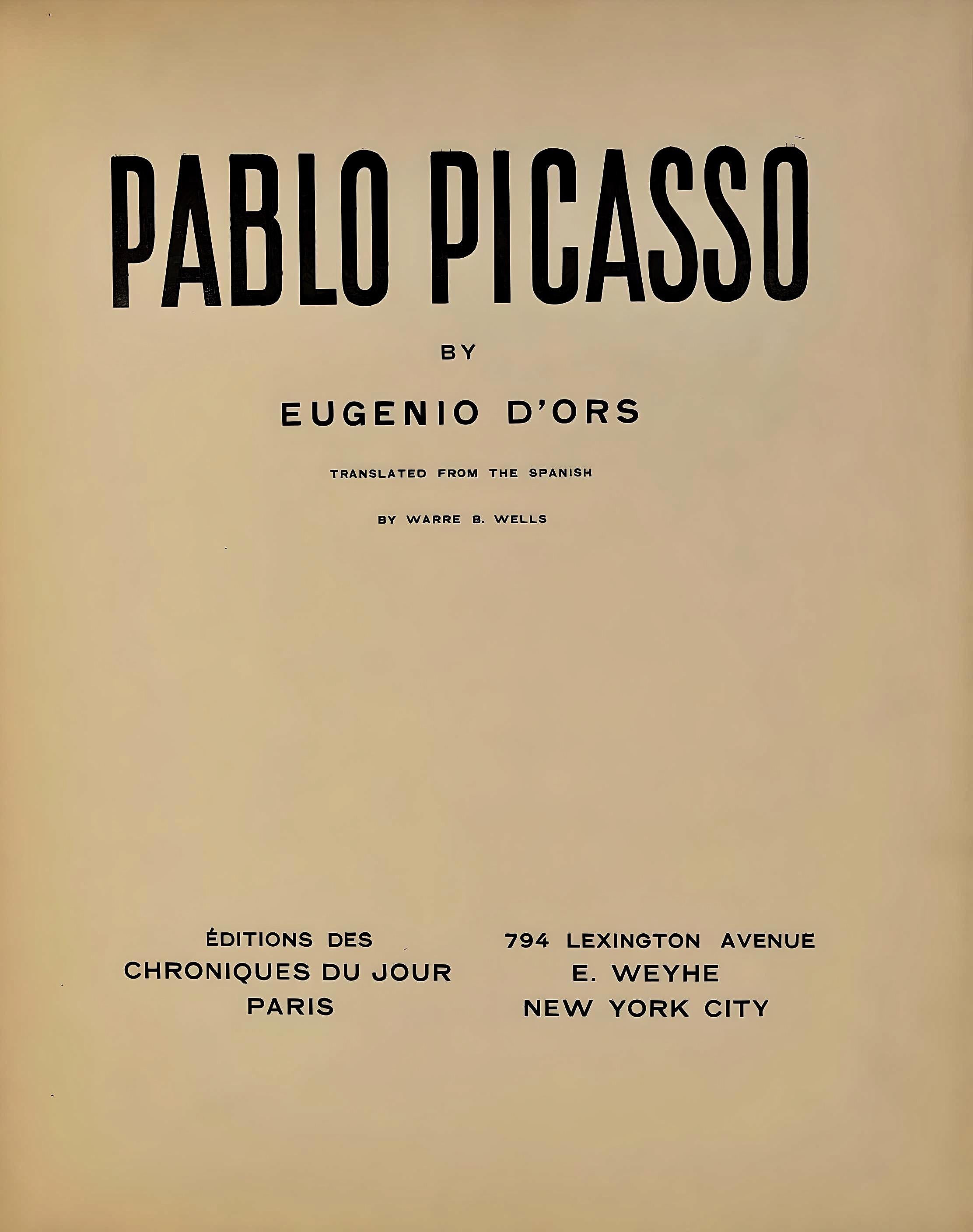 Picasso, Composition (Cramer 18; Bloch 98; Reuße 31), Pablo Picasso (after) For Sale 5