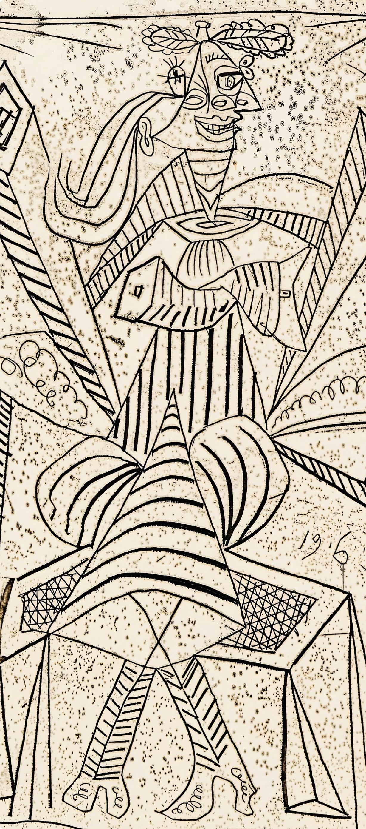 Picasso, Composition (Cramer 30; Horodisch D14; Bloch 307; Matarasso 28) (after) - Print by Pablo Picasso