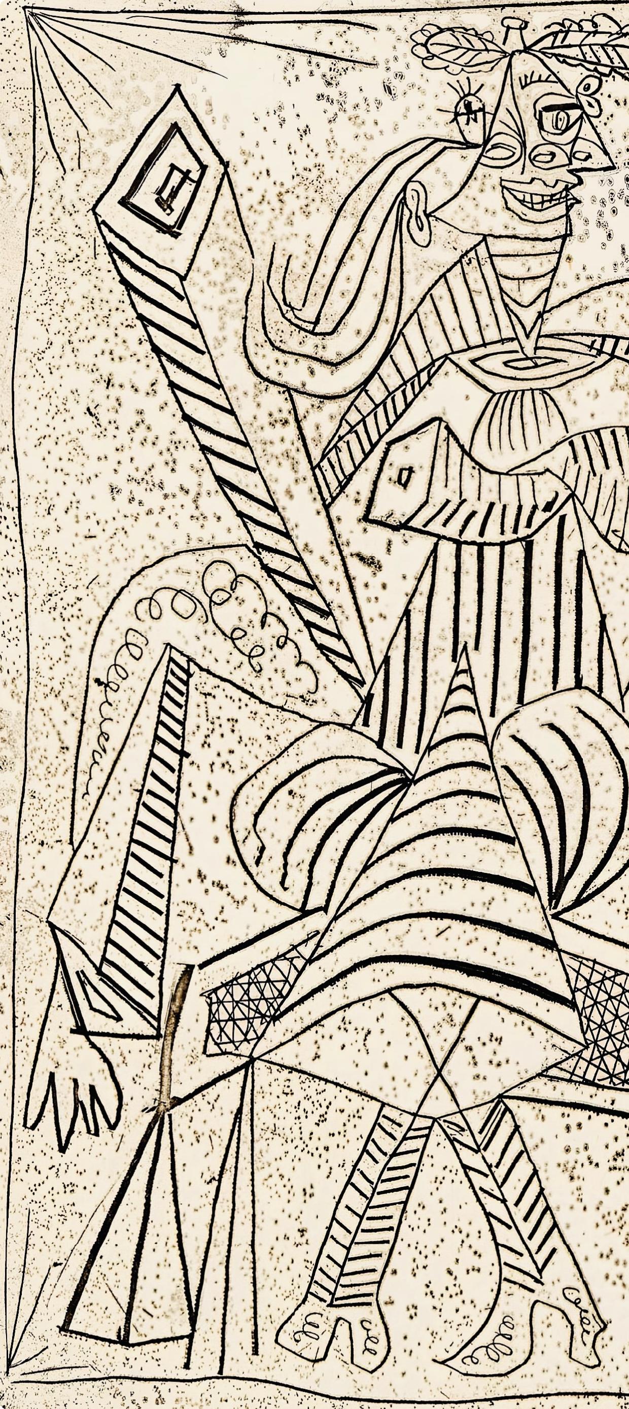 Picasso, Composition (Cramer 30; Horodisch D14; Bloch 307; Matarasso 28) (after) - Cubist Print by Pablo Picasso
