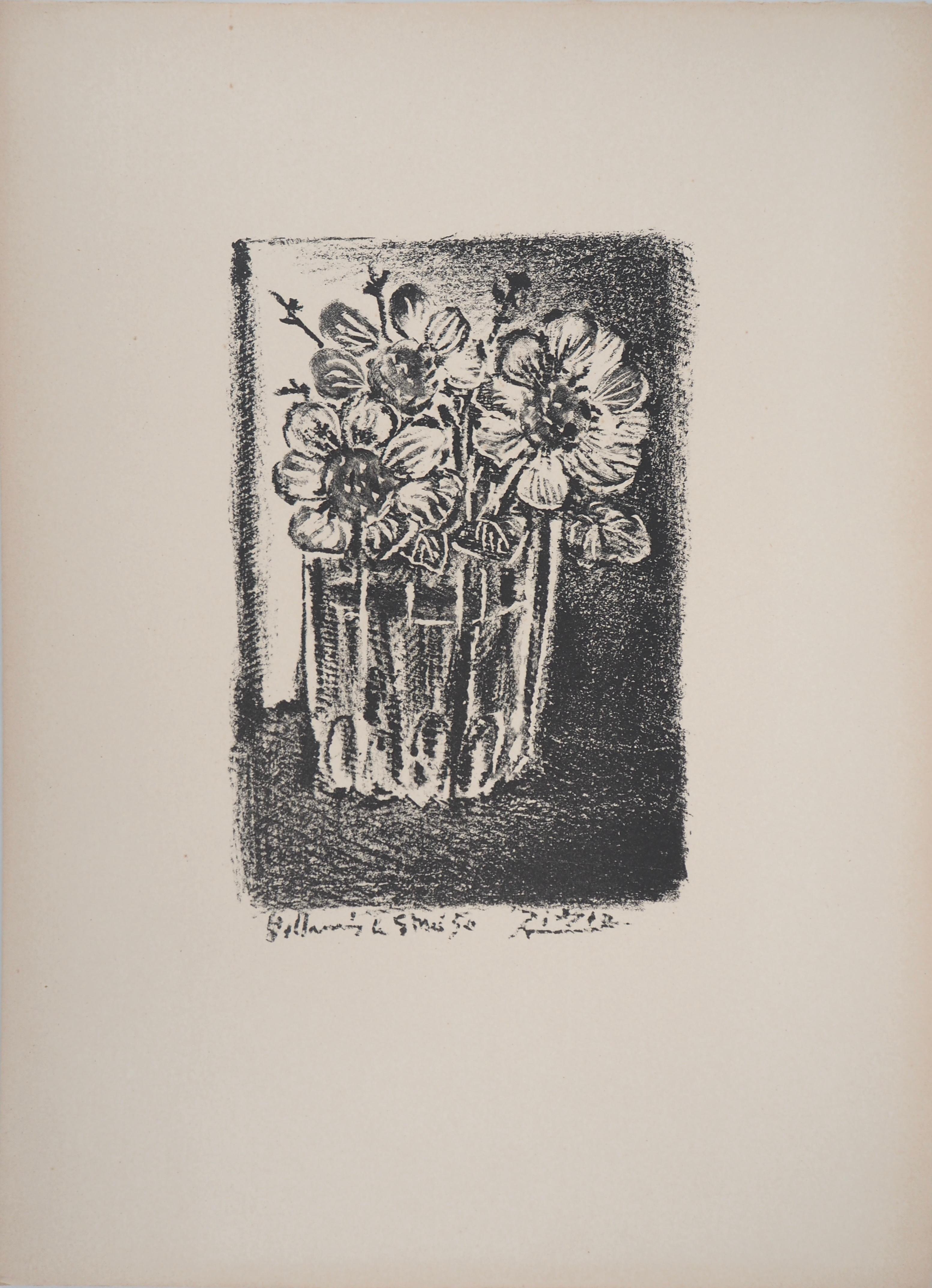 Lithograph on vélin de d'Arches paper. Unsigned and unnumbered, as issued. Good condition, with bifolds, as issued. Notes: From the volume, Une visite a Vallauris, 1950. Published by Éditions du Musée de Vallauris, Paris; printed by Mourlot Frères,