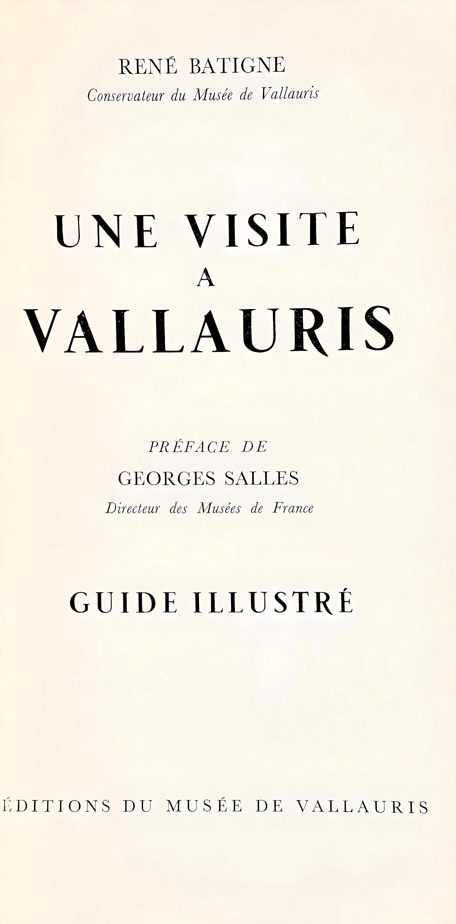 Picasso, Composition (Cramer 58; Mourlot 189), Une visite a Vallauris (after) For Sale 1
