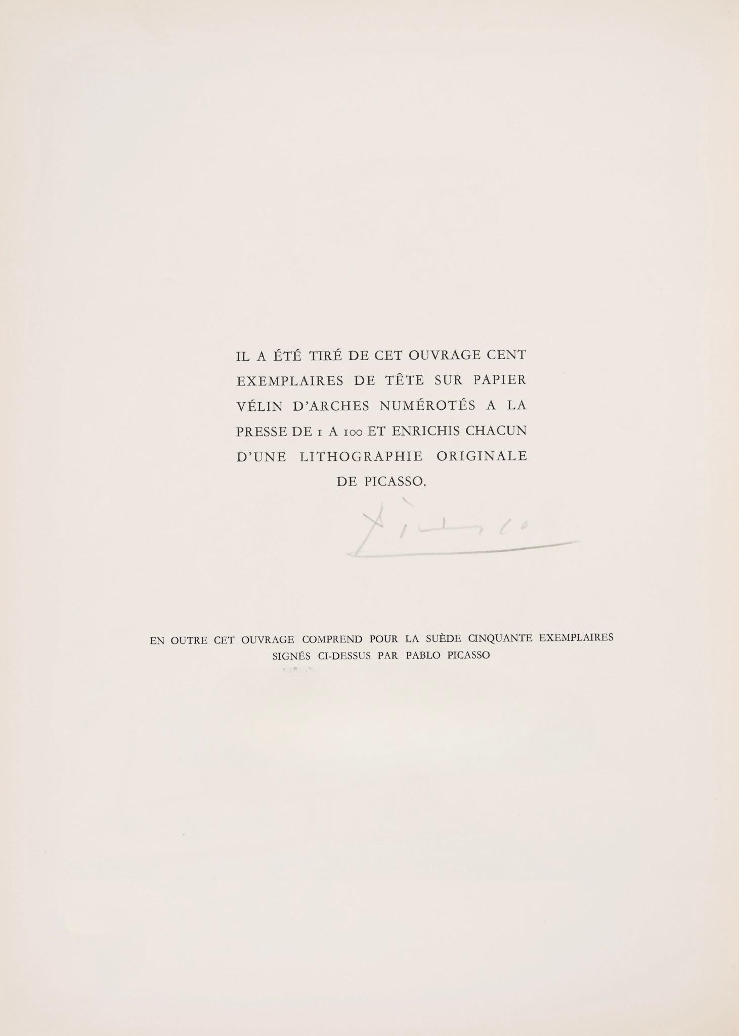Picasso, Composition (Cramer 67 ; Bloch 748), La Guerre et la Paix (après) en vente 5