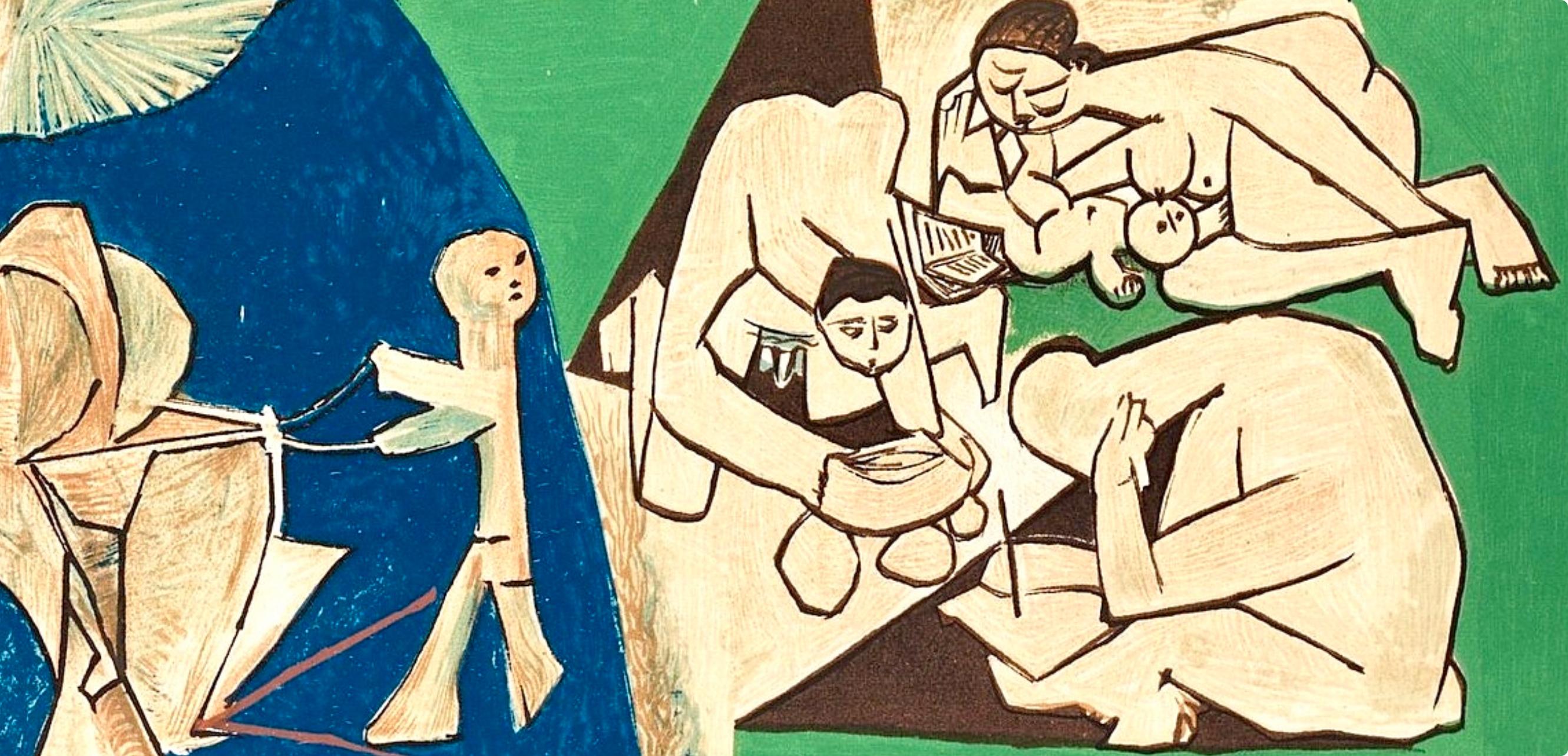 Picasso, Composition (Cramer 67; Bloch 748), La Guerre et la Paix (after) For Sale 6