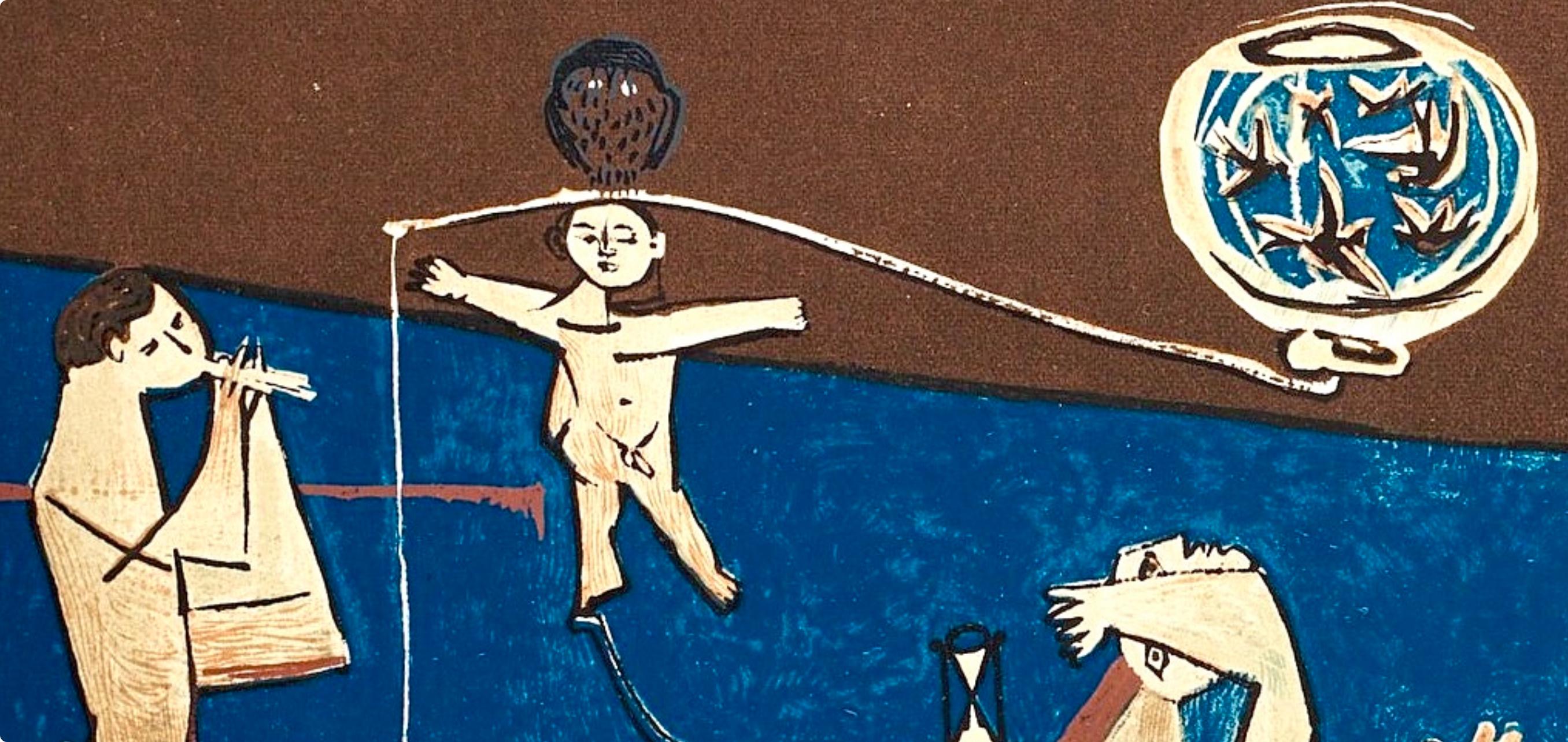 Picasso, Composition (Cramer 67; Bloch 748), La Guerre et la Paix (after) For Sale 8