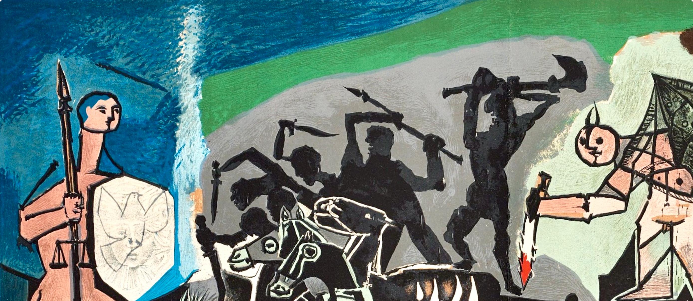 Picasso, Composition (Cramer 67; Bloch 748), La Guerre et la Paix (after) - Print by Pablo Picasso
