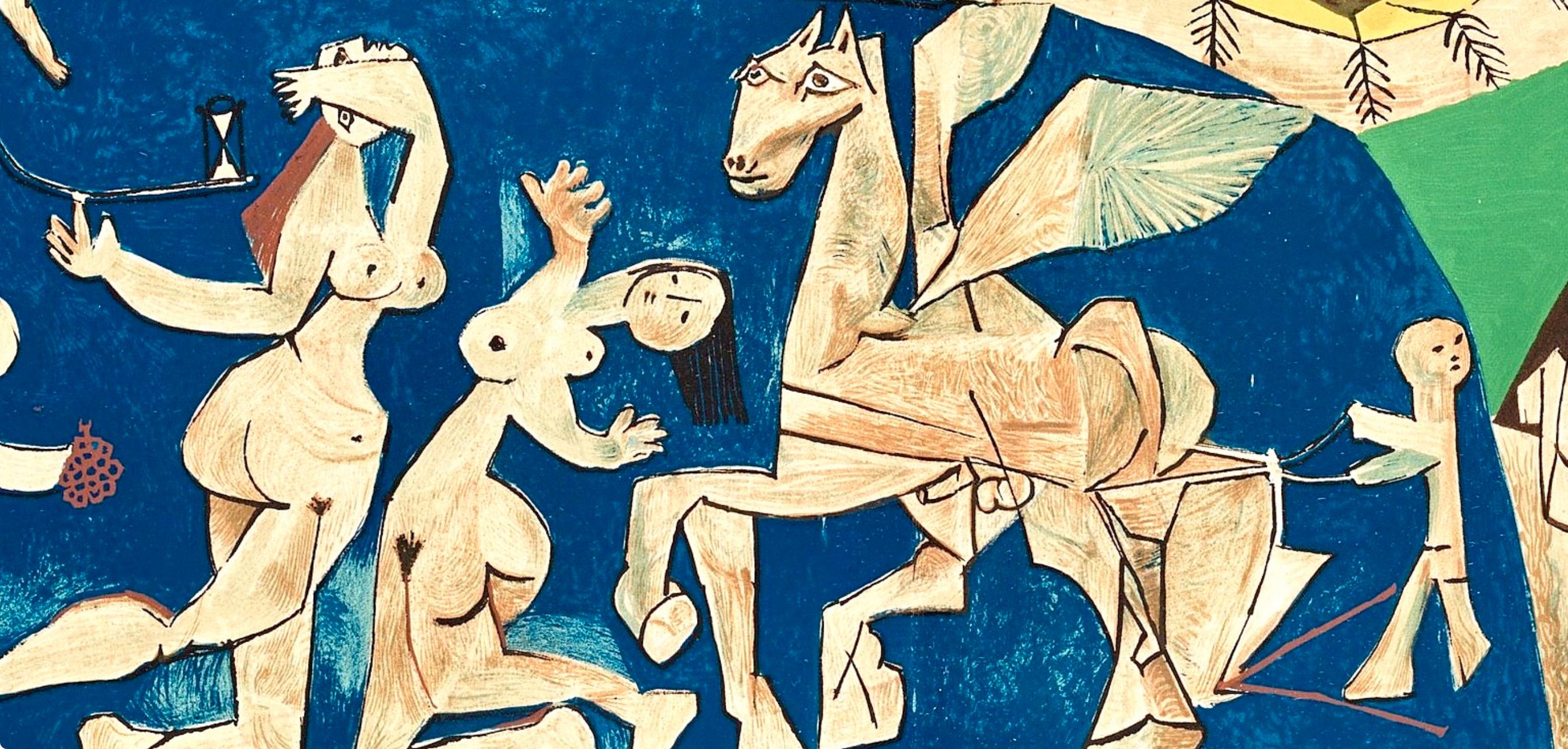 Picasso, Composition (Cramer 67; Bloch 748), La Guerre et la Paix (after) - Print by Pablo Picasso