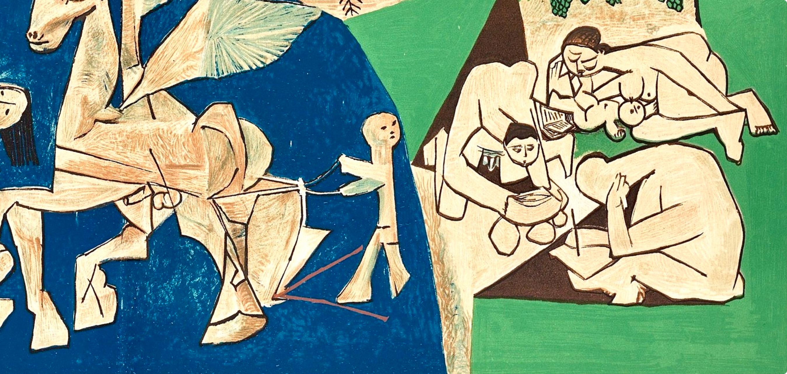 Picasso, Composition (Cramer 67; Bloch 748), La Guerre et la Paix (after) For Sale 1