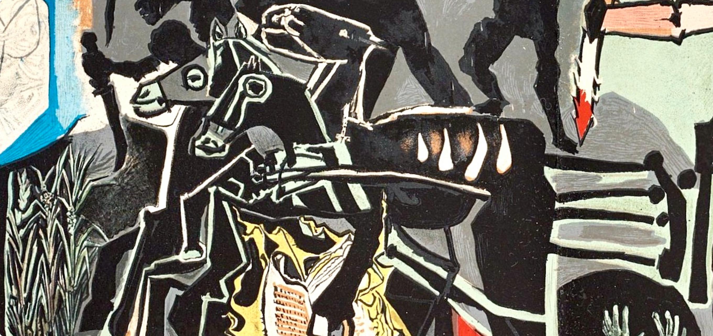 Picasso, Composition (Cramer 67; Bloch 748), La Guerre et la Paix (after) For Sale 2