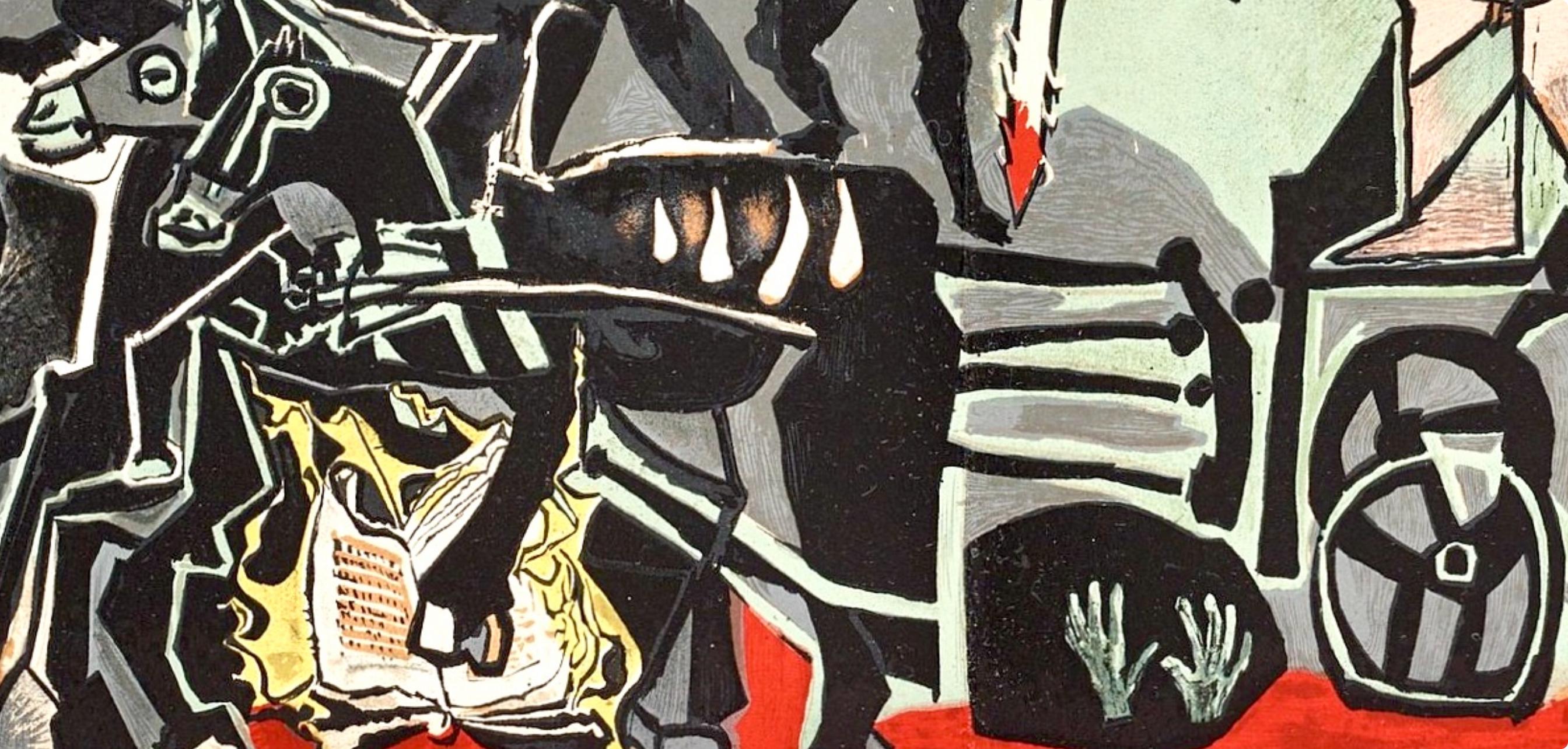 Picasso, Composition (Cramer 67; Bloch 748), La Guerre et la Paix (after) For Sale 3