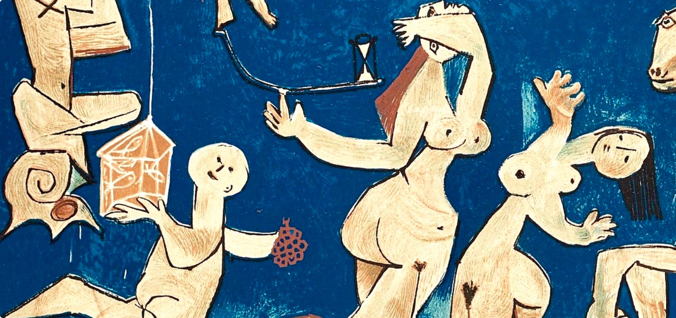 Picasso, Composition (Cramer 67; Bloch 748), La Guerre et la Paix (after) For Sale 3
