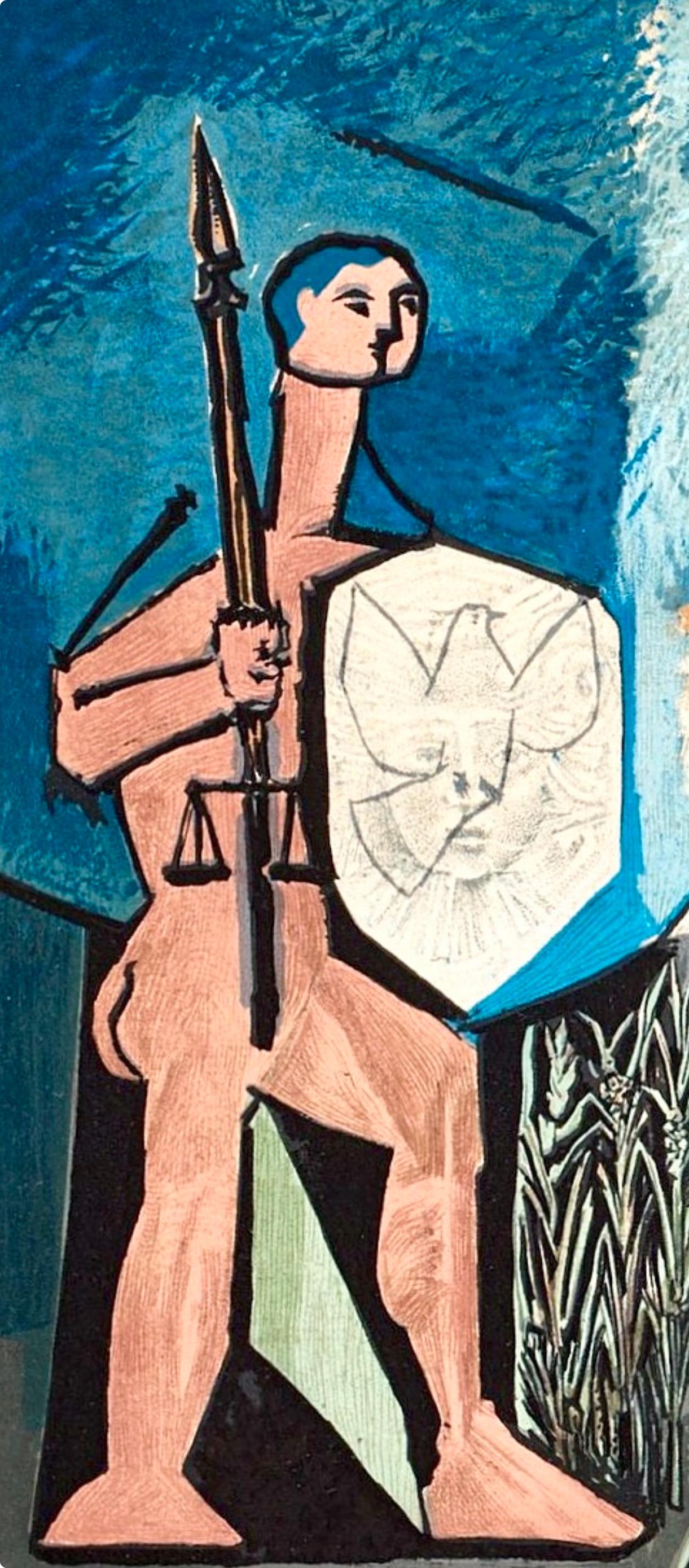 Picasso, Composition (Cramer 67; Bloch 748), La Guerre et la Paix (after) For Sale 4