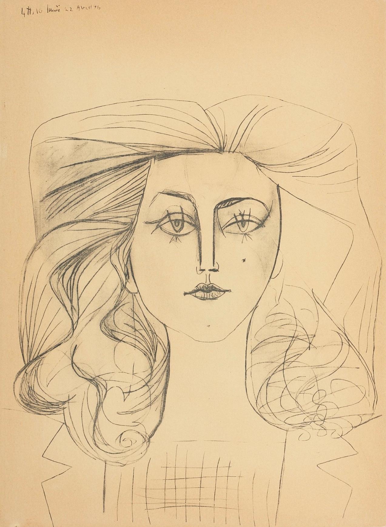 Picasso, Composición (Cramer 67; Bloch 748), La Guerre et la Paix (después de)