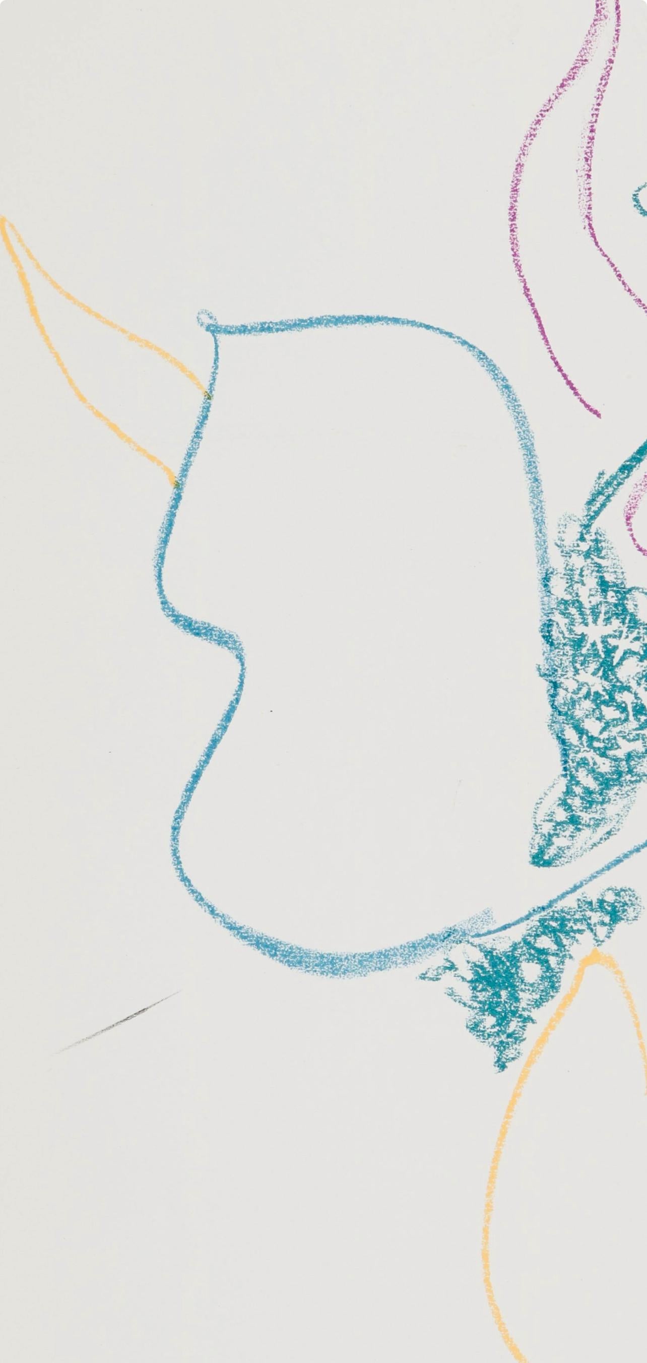 Picasso, Composition (Cramer 68; Reuße 656; Mourlot 259), Le Ballet (after) - Gray Figurative Print by Pablo Picasso