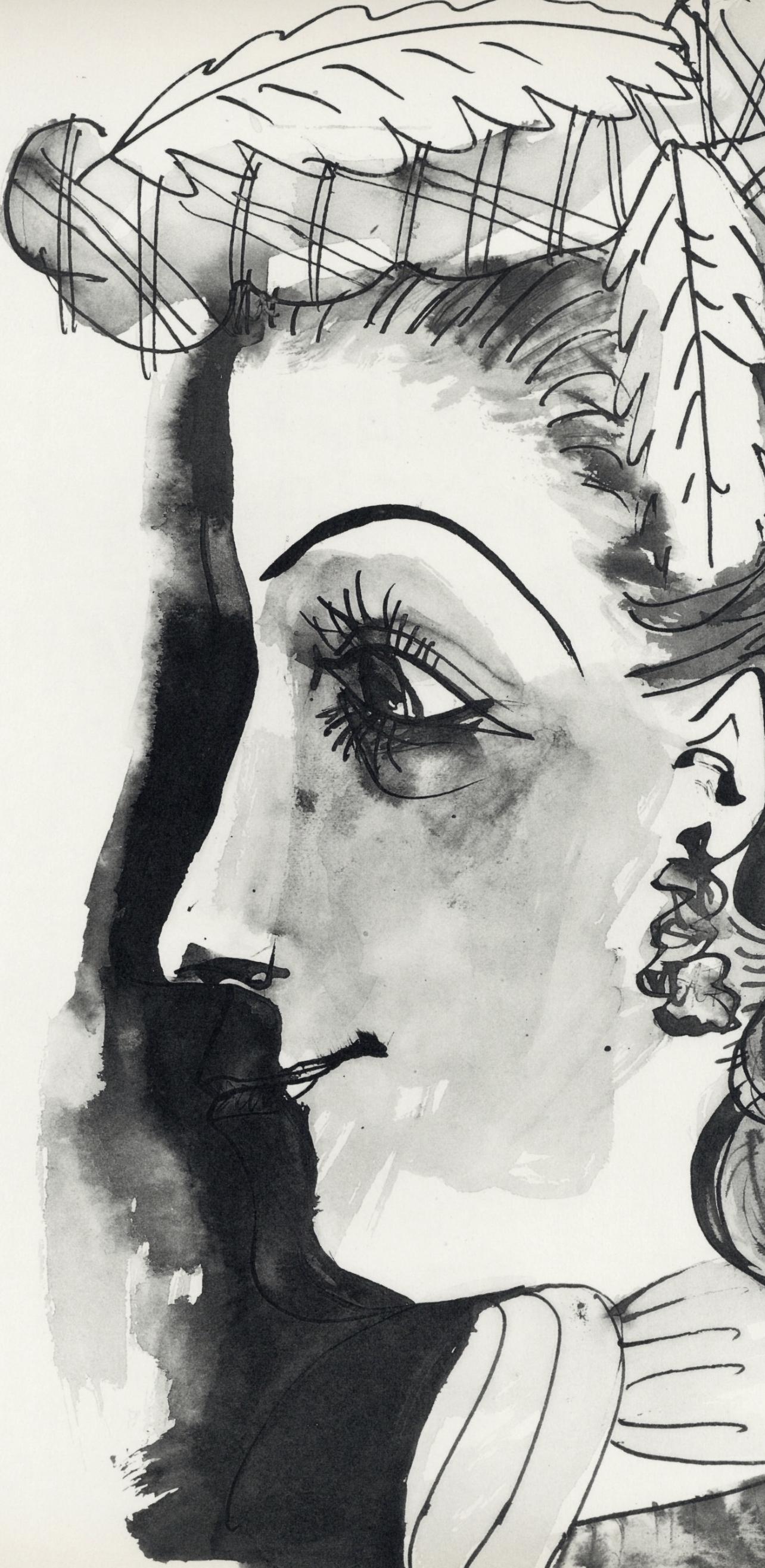 Picasso, Komposition (Cramer 84), Picasso en marge du Buffon (nach) – Print von Pablo Picasso