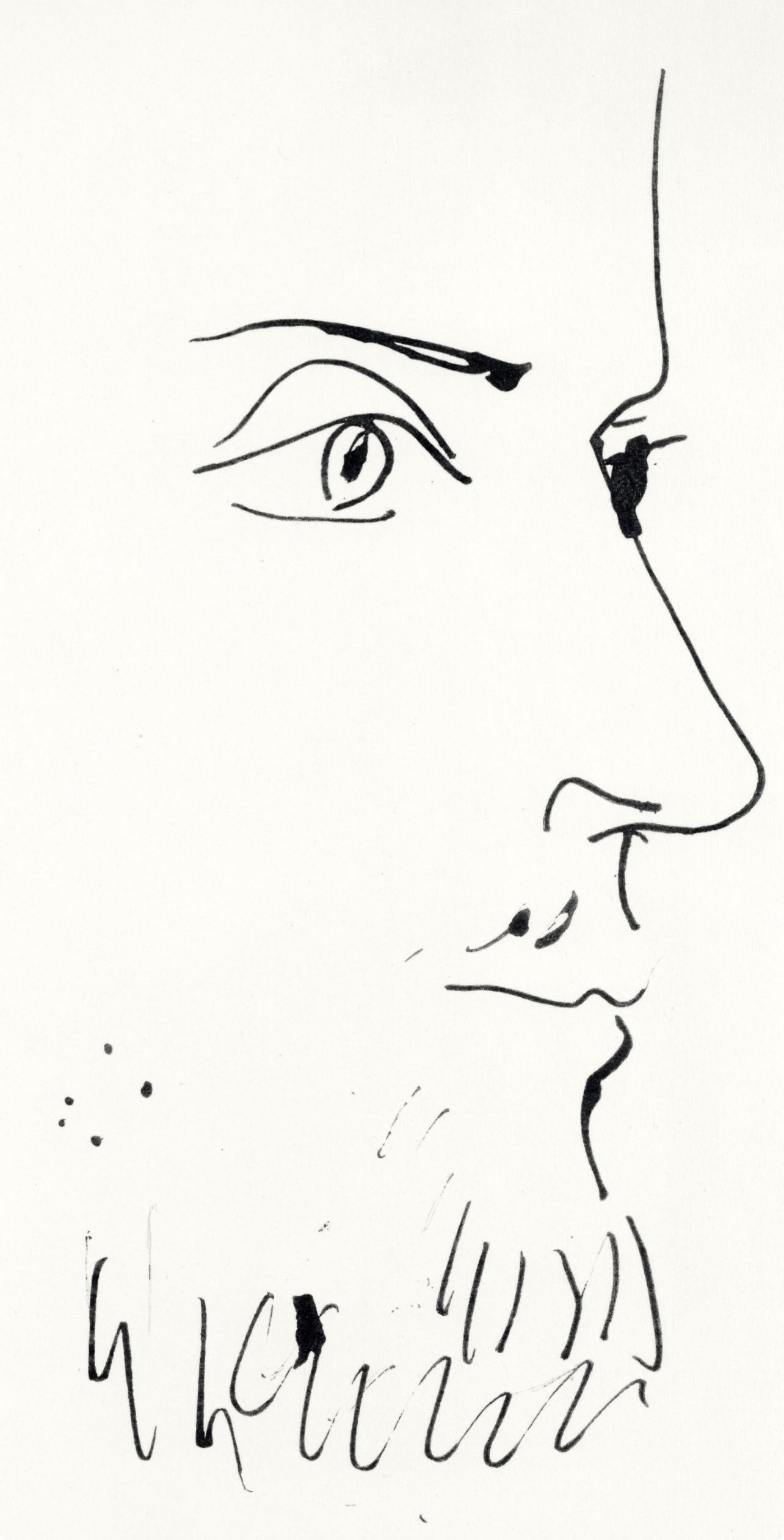 Picasso, Komposition (Cramer 84), Picasso en marge du Buffon (nach) – Print von Pablo Picasso