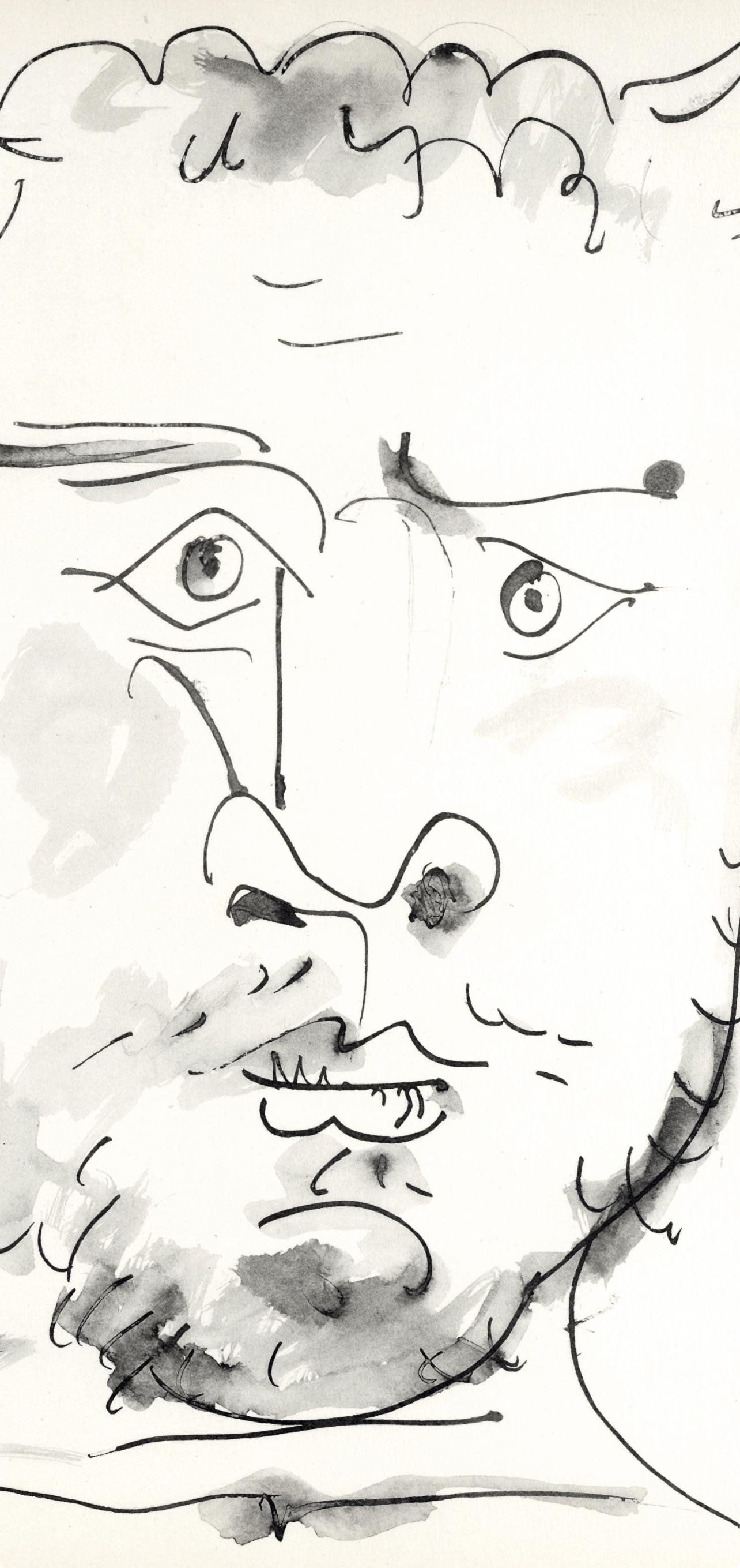 Picasso, Composition (Cramer 84), Picasso en marge du Buffon (after) - Print by Pablo Picasso