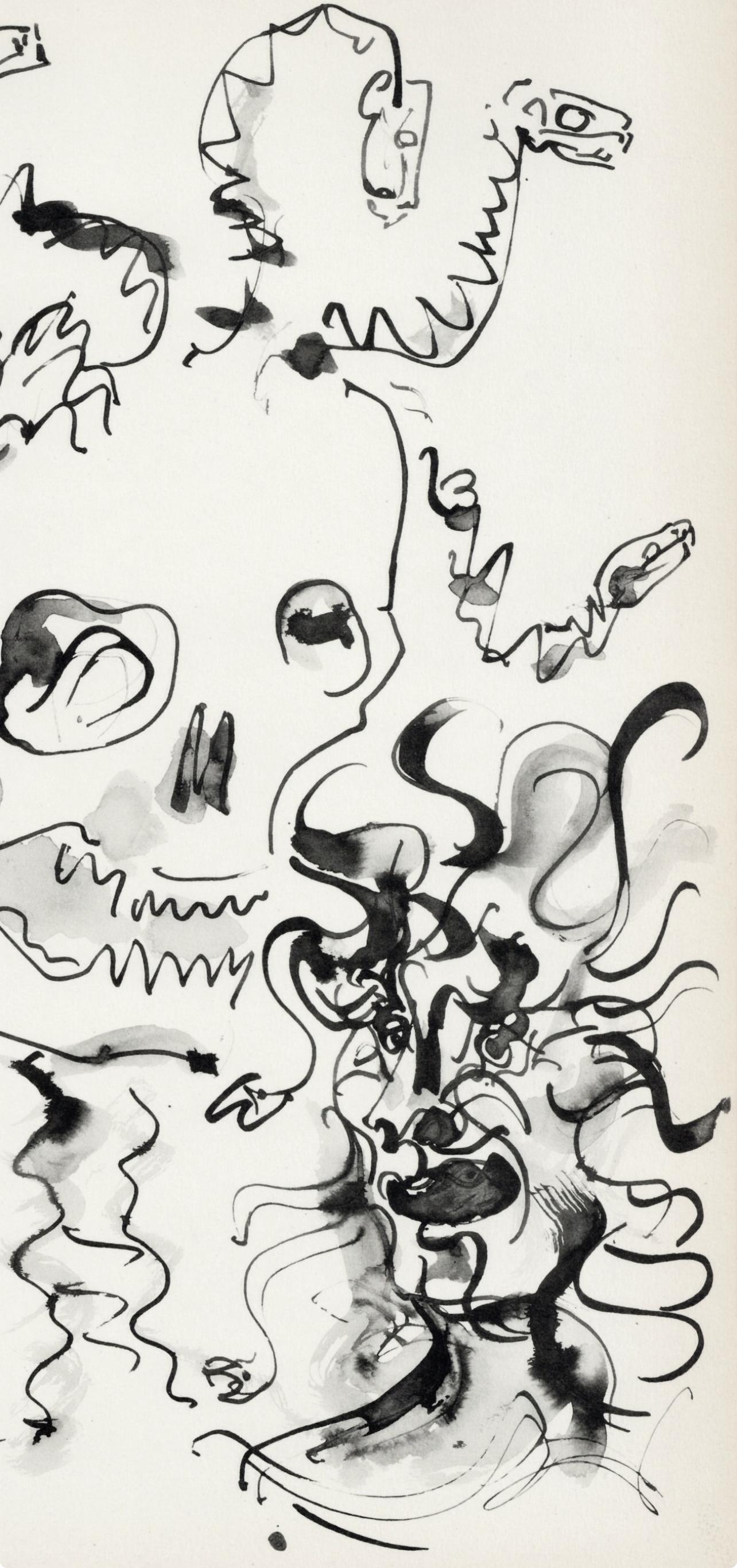 Picasso, Composition (Cramer 84), Picasso en marge du Buffon (after) - Print by Pablo Picasso