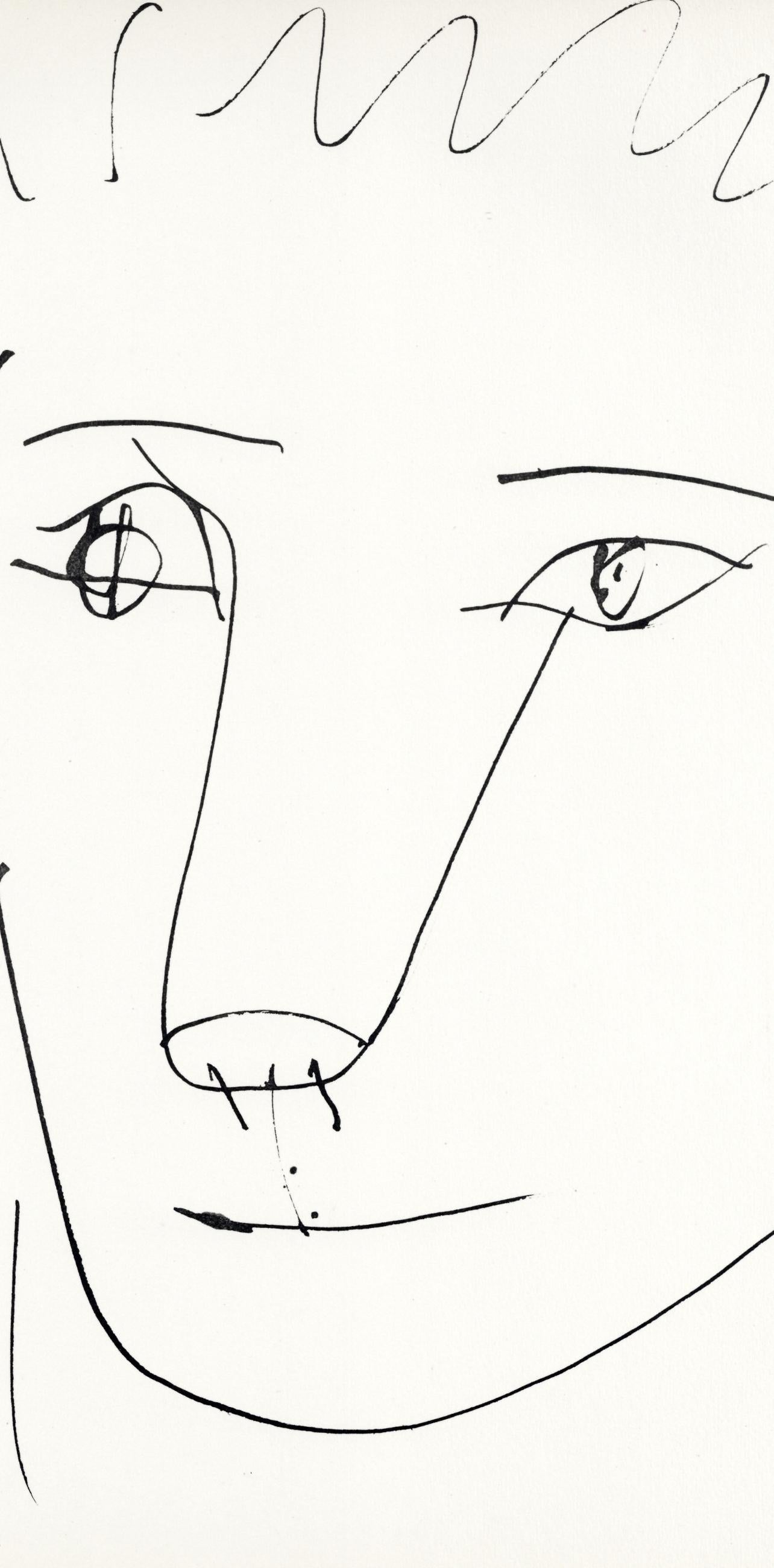 Picasso, Composition (Cramer 84), Picasso en marge du Buffon (after) - Print by Pablo Picasso