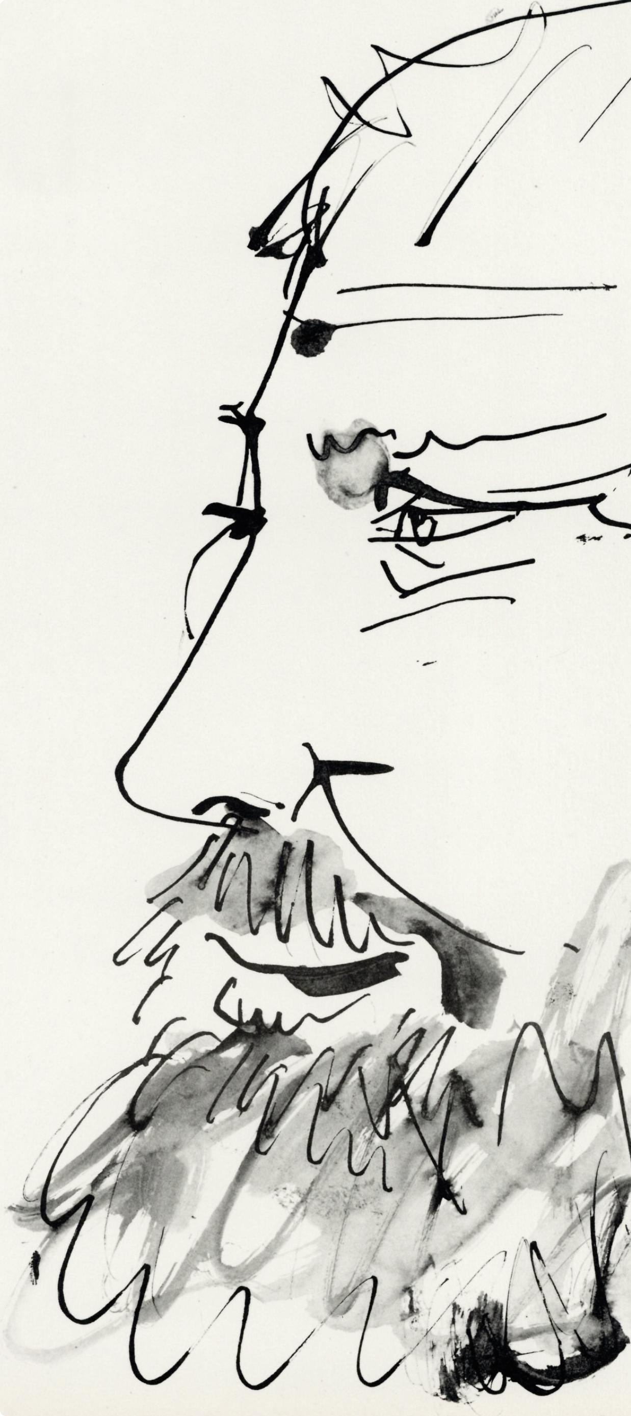 Picasso, Composition (Cramer 84), Picasso en marge du Buffon (after) - Print by Pablo Picasso