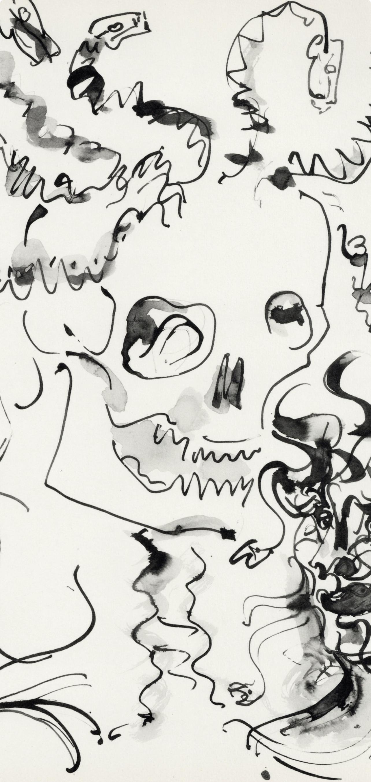 Picasso, Composition (Cramer 84), Picasso en marge du Buffon (after) - Cubist Print by Pablo Picasso