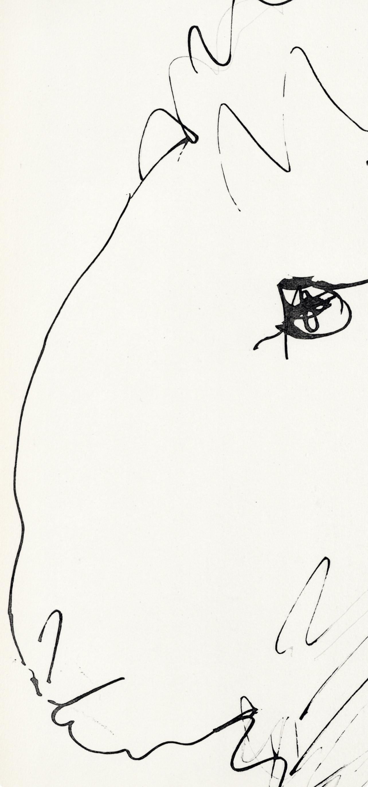 Picasso, Composition (Cramer 84), Picasso en marge du Buffon (after) - Cubist Print by Pablo Picasso